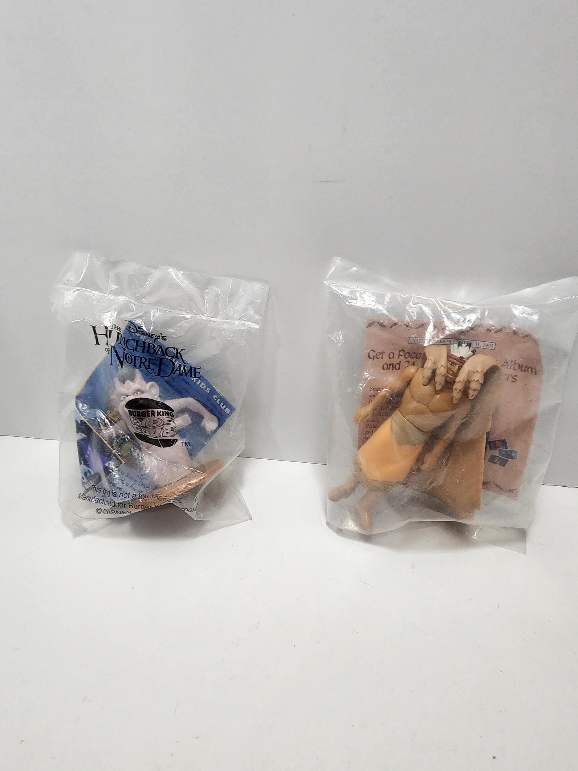 Disney Happy Meal Action Figures - Pocahontas - Pocahontas Toys - Hunchback Of Notre Dame - Gargoyles - Disney - Disney Toys - Happy Meal