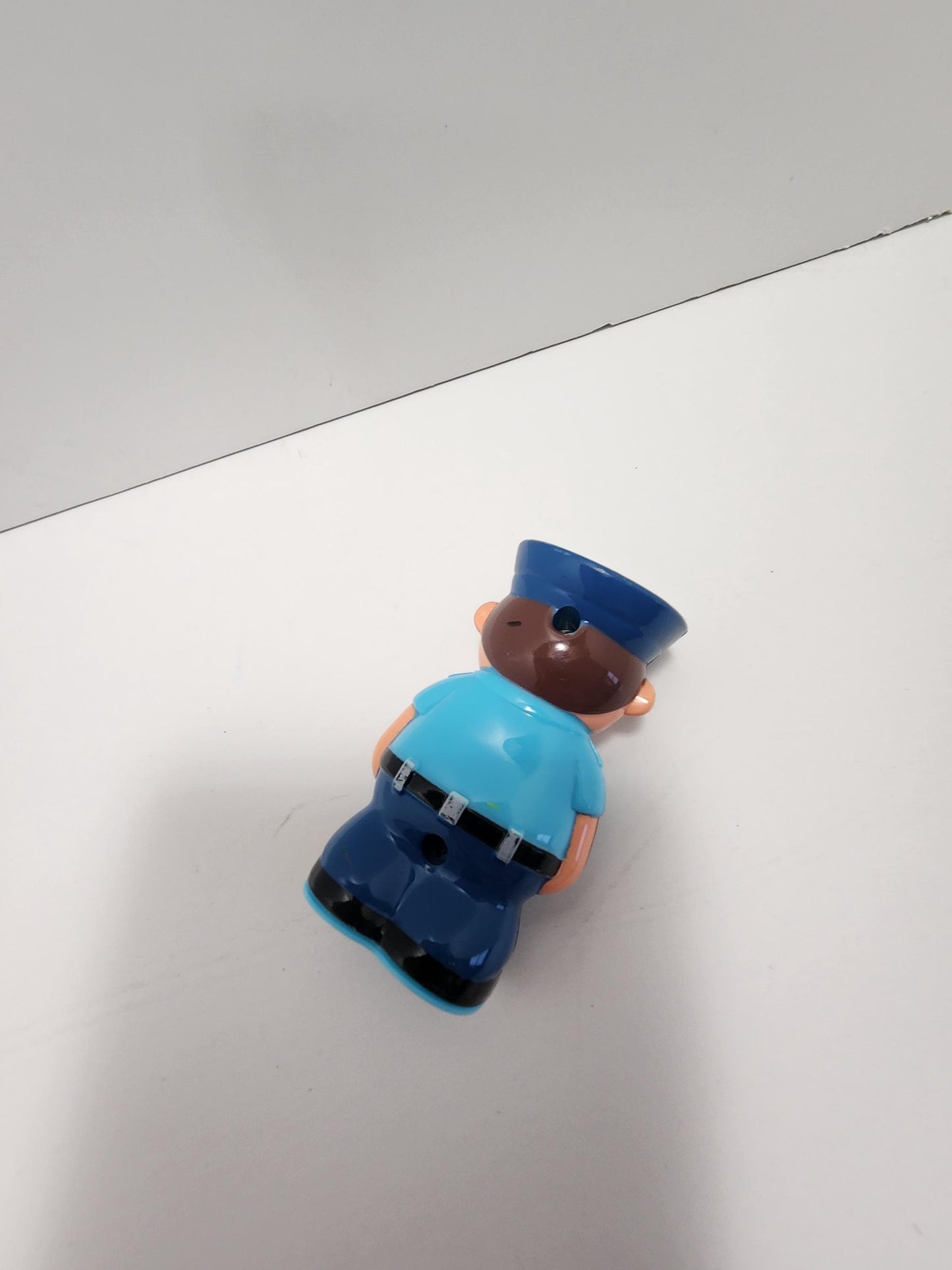 Police Man Vintage Hard Plastic Figure - Fisher Price - Vtech - V Tech Toys - Pretend Play - Fisher Price Figures - Police Man - Police Toys