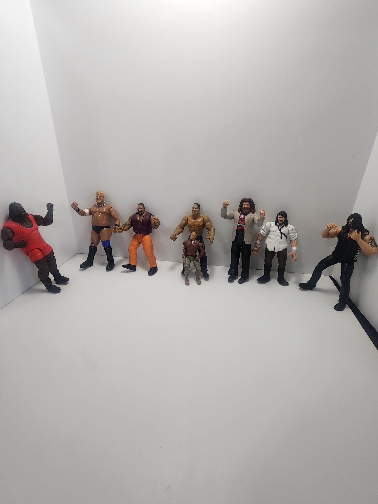 Wwe Wrestling Action Figures - Wwf - WWE- WCW - Ecw - Mick Foley - The Rock - Dwayne Johnson - Wrestling - Wrestling Figures