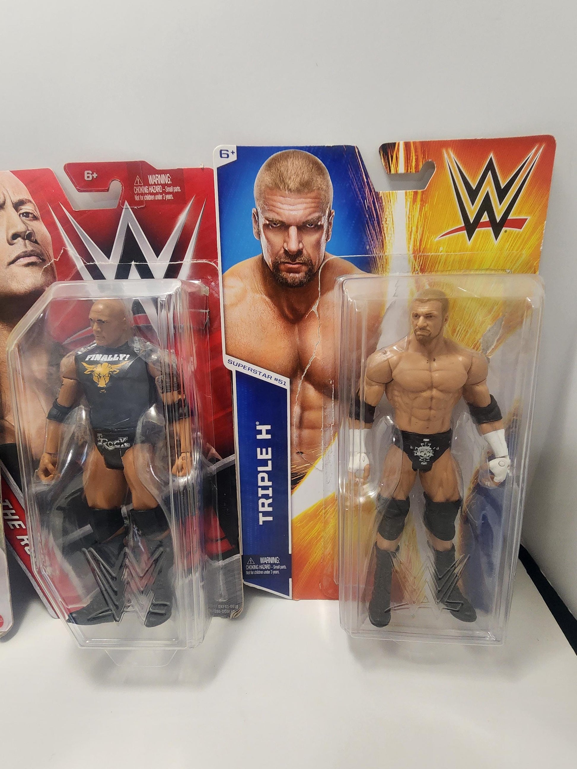 WWE Action Figures - Wrestling Action Figures - The Rock - Dwayne Johnson - Seth Rollins - HHH - Action Figures