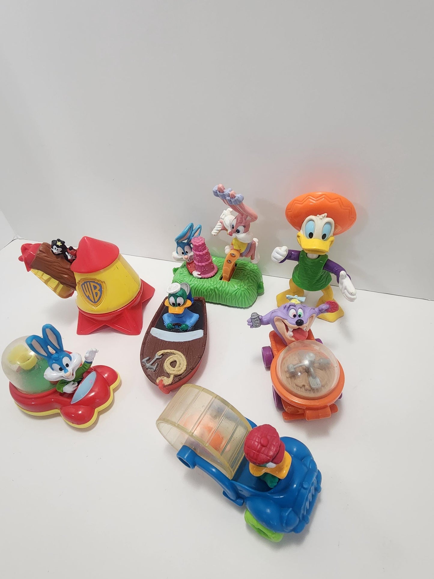 Warner Brothers Toy Figures - Animaniacs - Warner Brothers - Looney Tunes - Tiny Toons - Donald Duck - Disney Toys - Vintage Toys