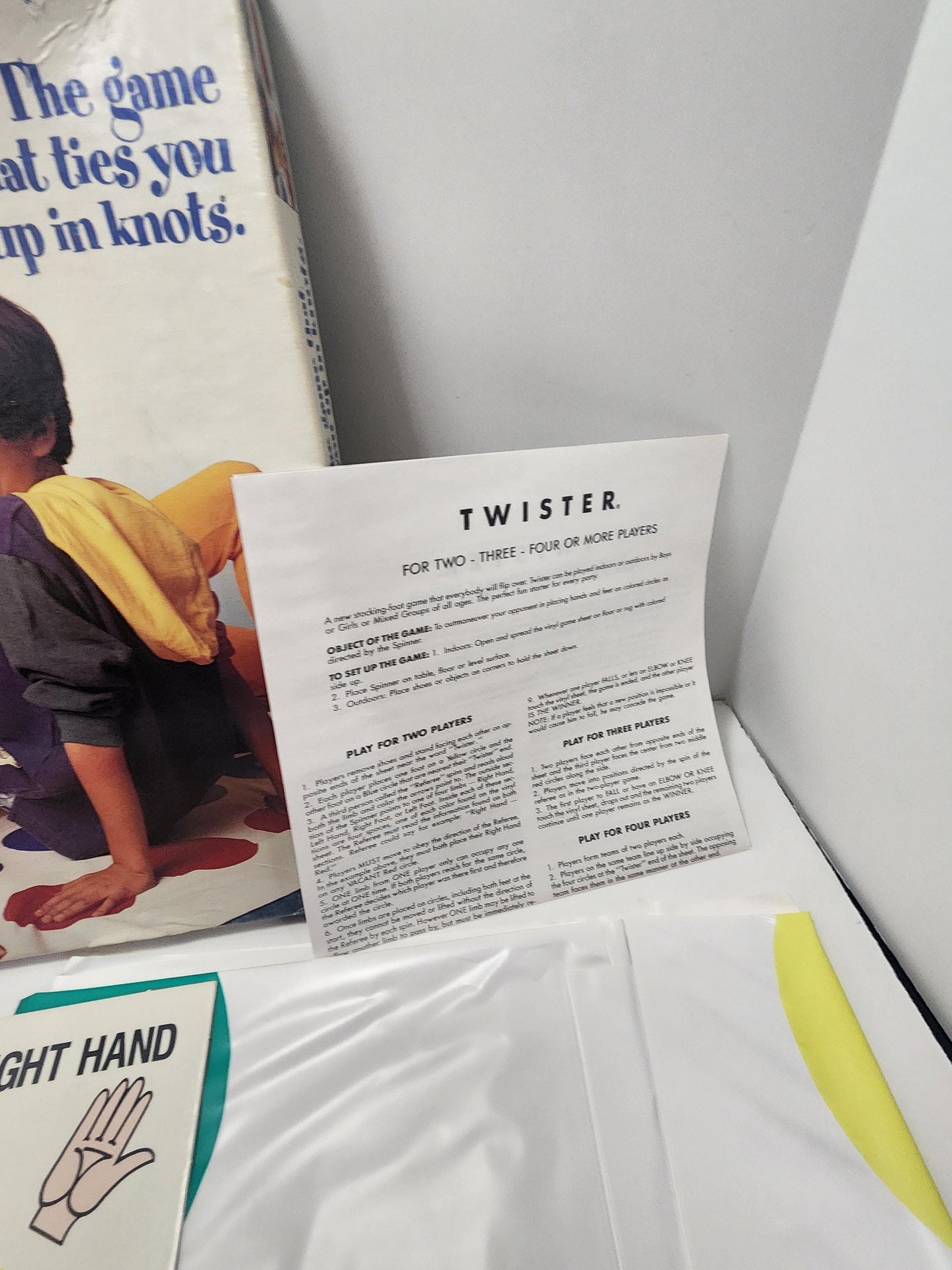Milton Bradley Vintage Twister Game - Vintage Games - Milton Bradley - Twister - Vintage Twister - Party Games