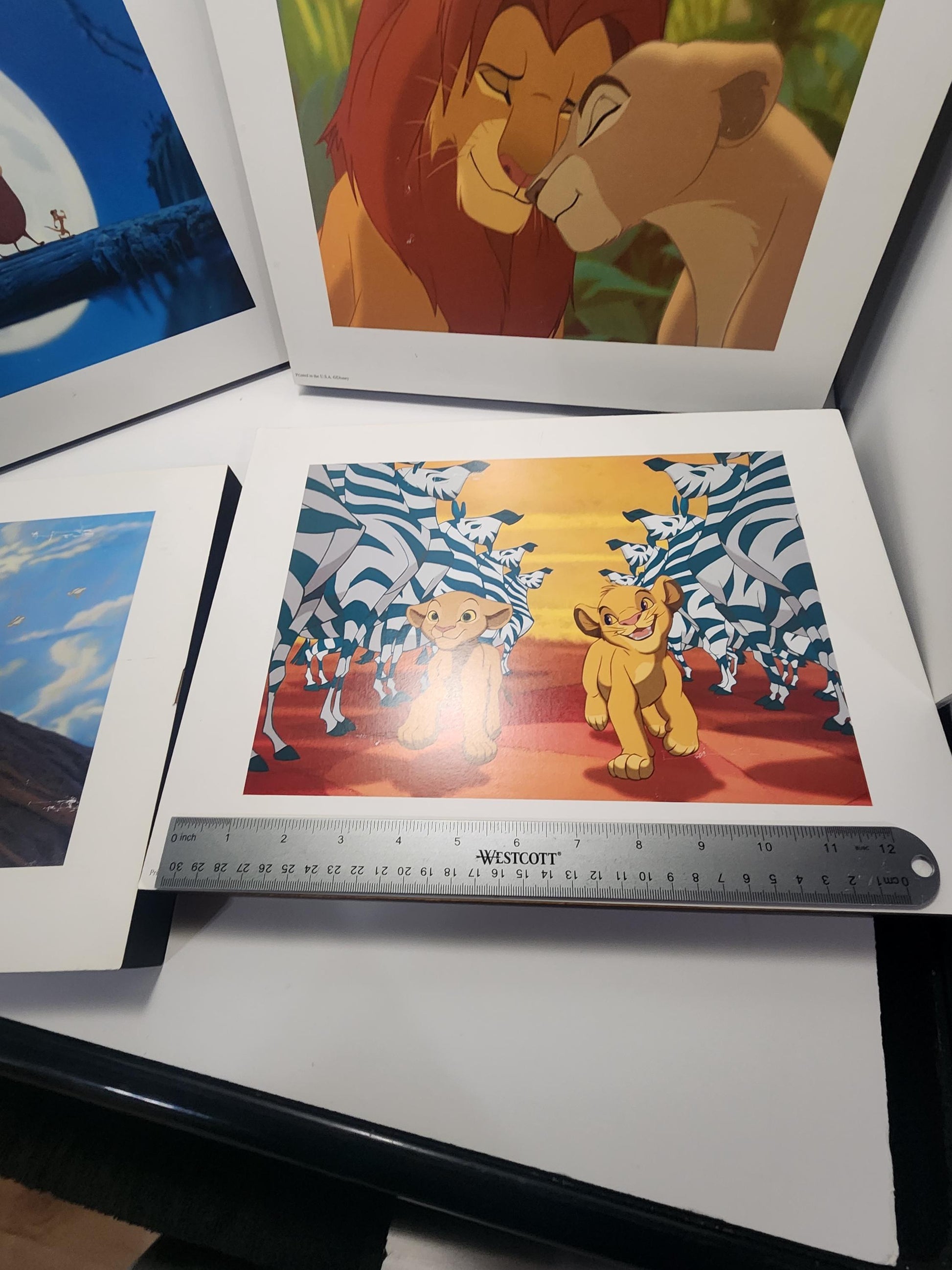 Disney Vintage 1990s Lilographs Framed - Disney Store - Disneyland - Disney - Wall Hangings - Pictures - The Lion King - Lion King Decor