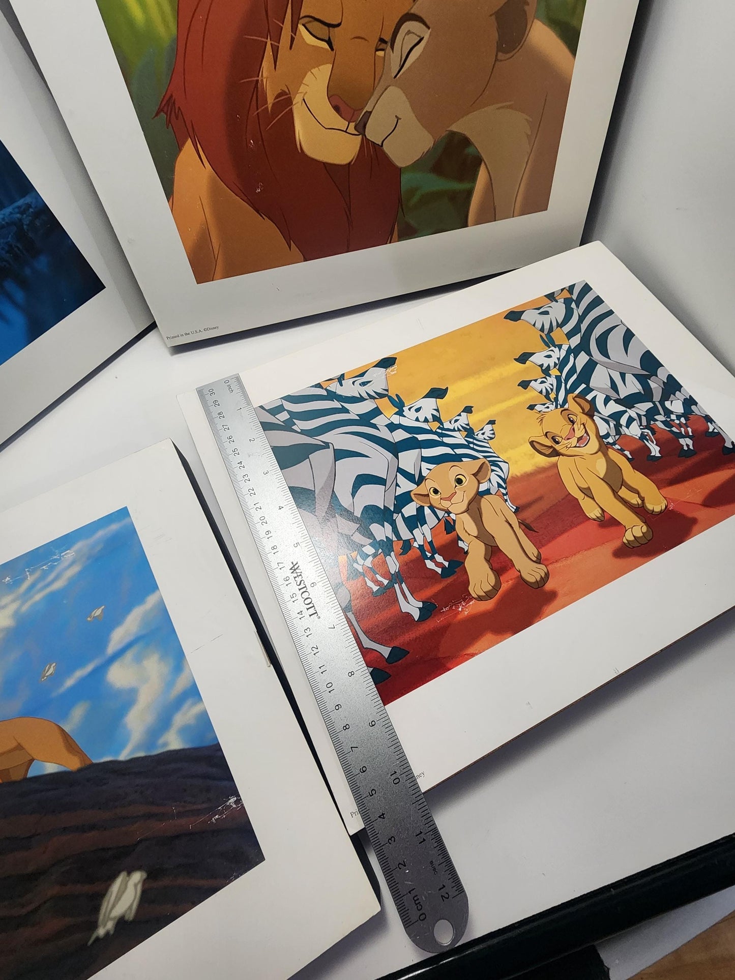 Disney Vintage 1990s Lilographs Framed - Disney Store - Disneyland - Disney - Wall Hangings - Pictures - The Lion King - Lion King Decor