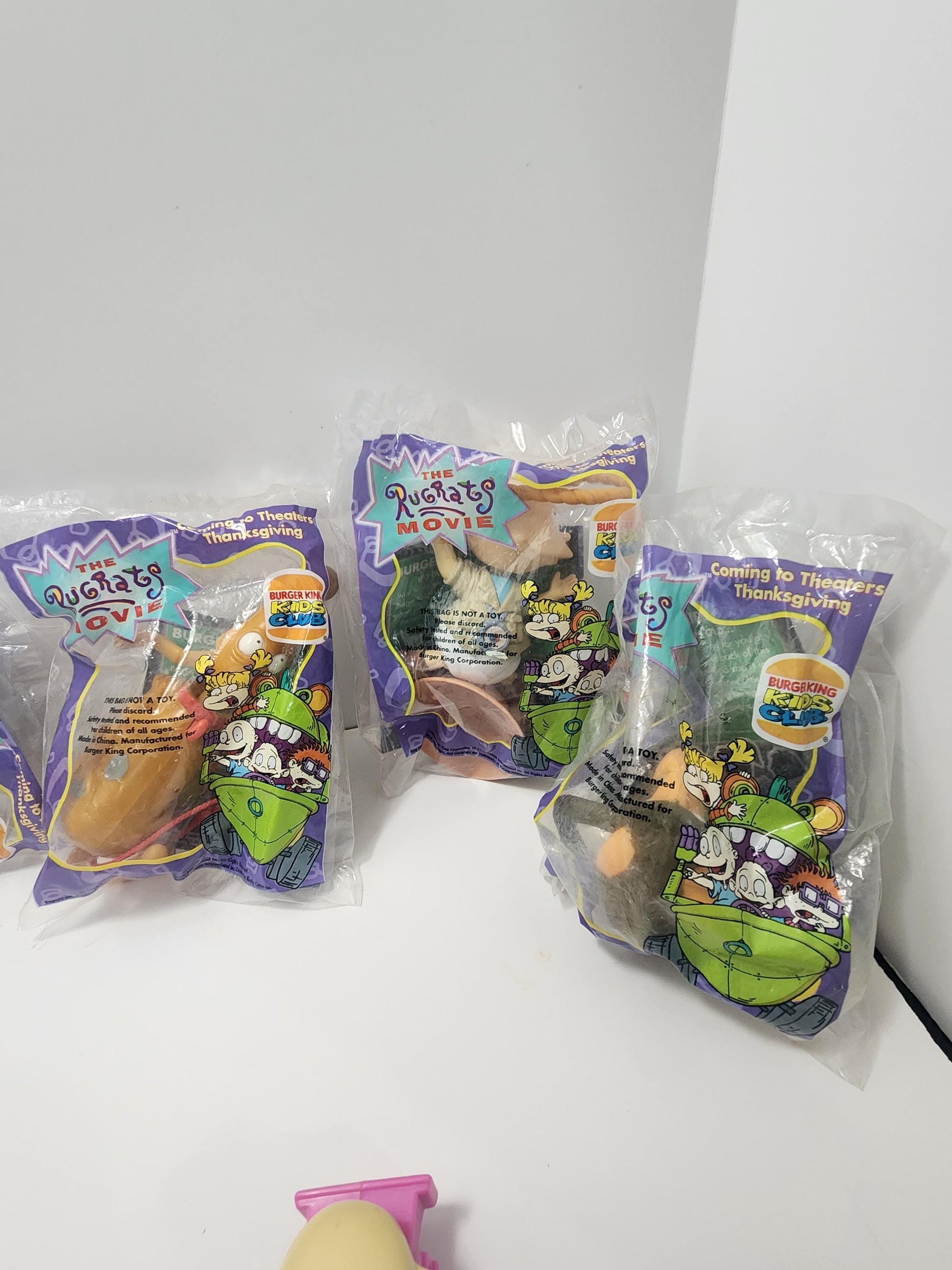 Rugrats Nickelodeon Burger King Toys - Rugrats - Rugrats Toys - Nickelodeon - Nickelodeon Toys - Fast Food Toys - Burger King Toys - Toys