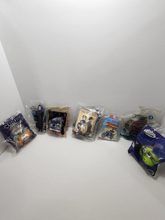 Fast Food Vintage 1990s Toys - Mcdonalds Toys - Happy Meal Toys - Notre Dame - Hunchback - Silly Slammers - Wild Wild West - Transformers