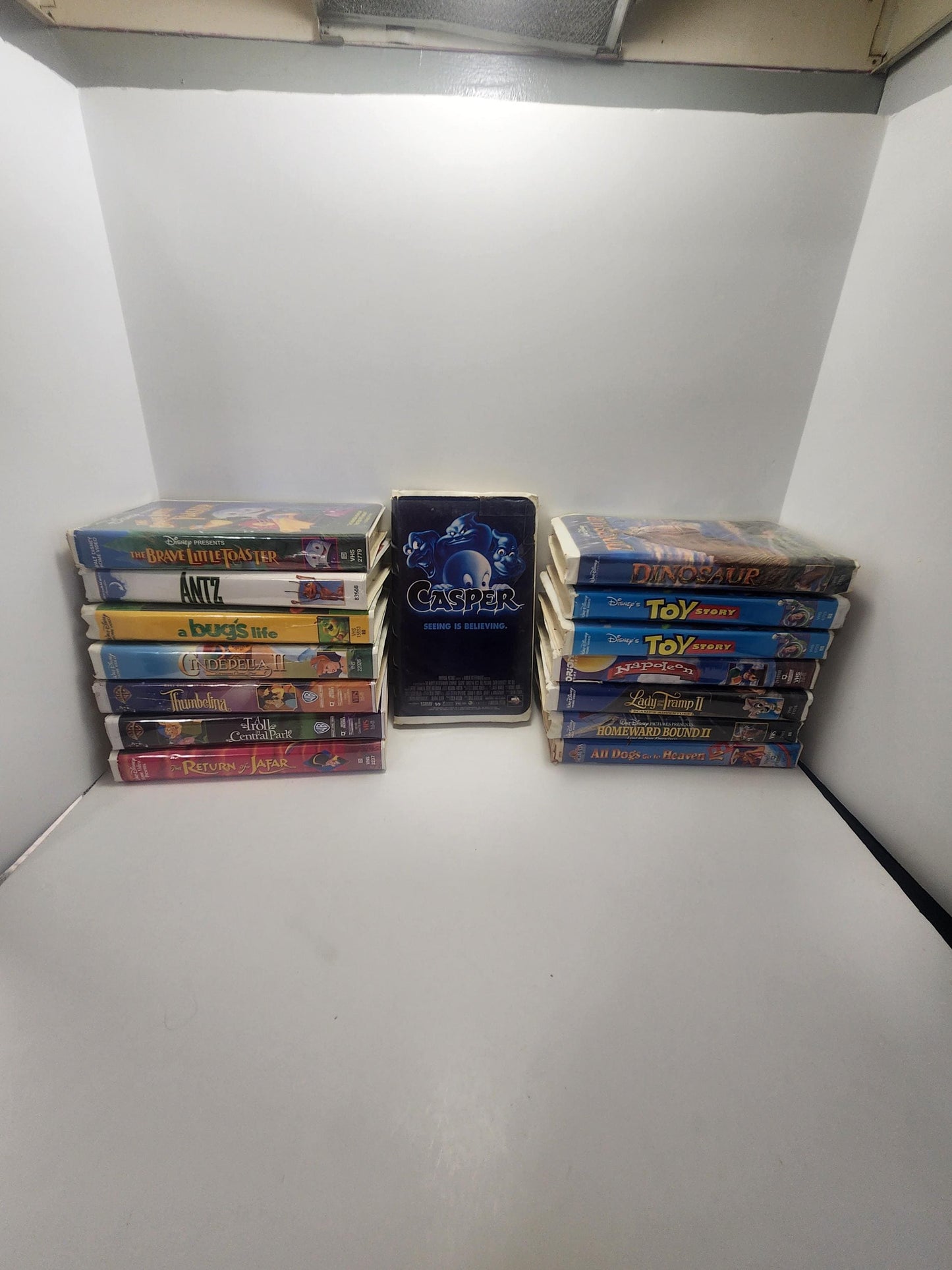VHS Vintage Kids Movies - Family Movies - VHS- Fox - 20th Century Fox - Disney - Movies - Casper - Thumbalina - Toy Story