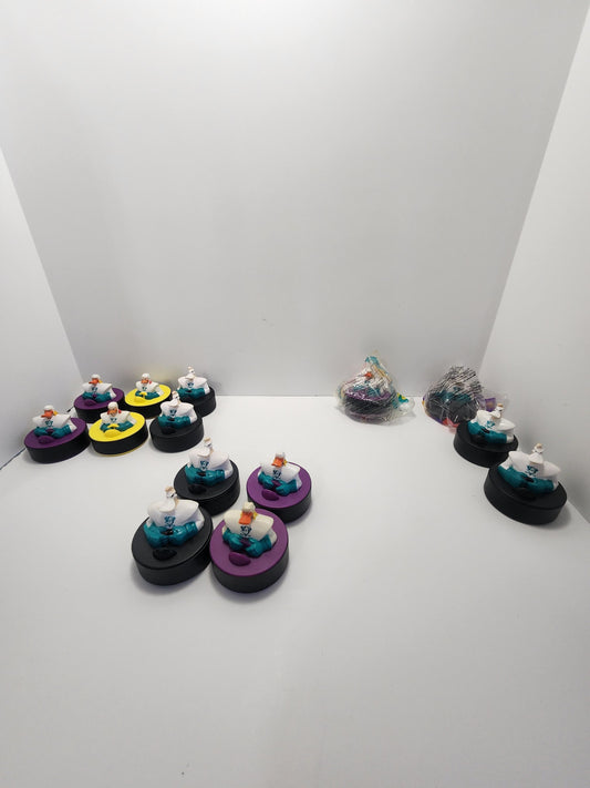 Disney Mighty Ducks Puck Figure Toys - Mighty Ducks - Might Ducks Toys - Hockey - Hockey Toys - Vintage Toys - Disney - Disney Toys