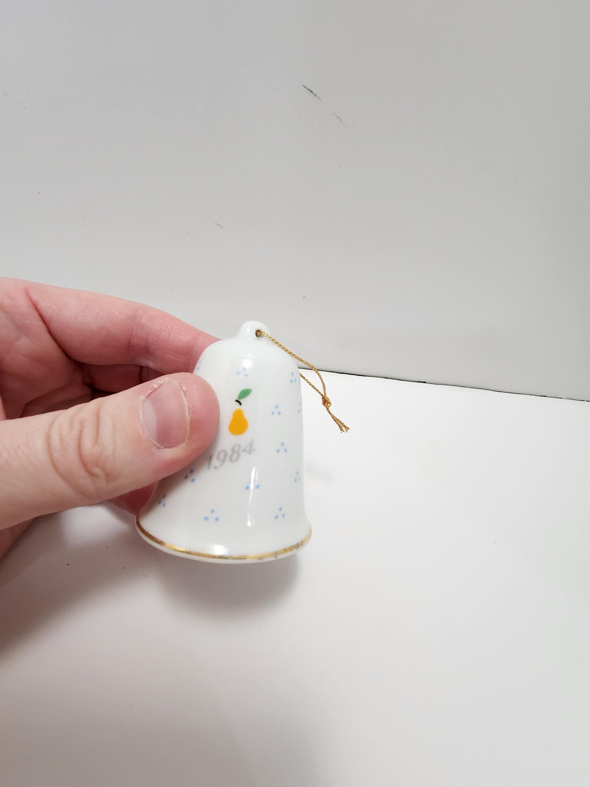 Bell 1984 Avon Partridge In A Pear Tree - Bells - Bell - Vintage Avon Bell - Vintage Bell - Avon - Christmas - Ornaments - Partridge