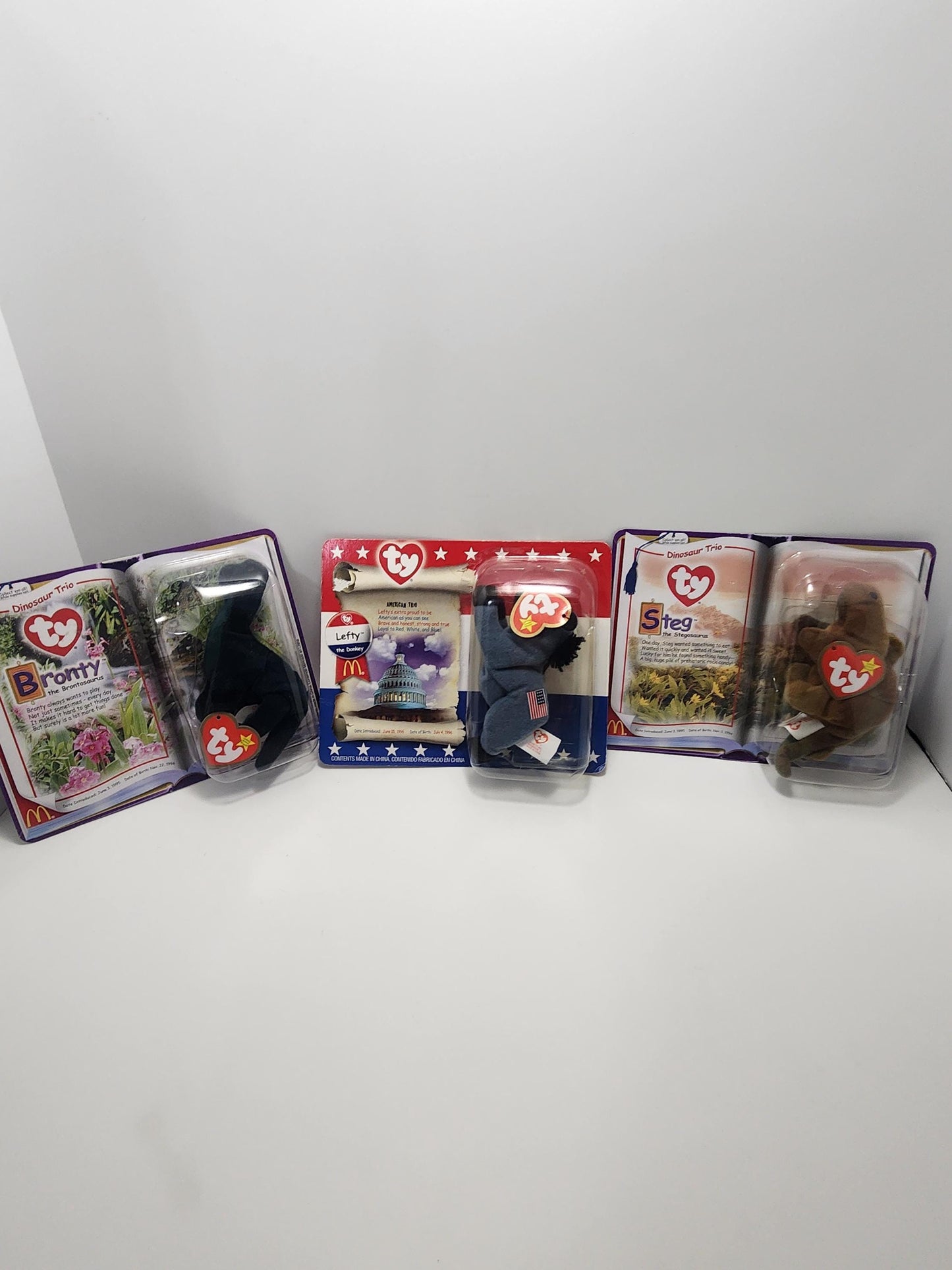 TY Beanie Babies Vintage 1990s Sealed - TY - TY Beanie Babies - Beanie Babies - Politics - Political - Presidential - Dinosaurs - Donkey