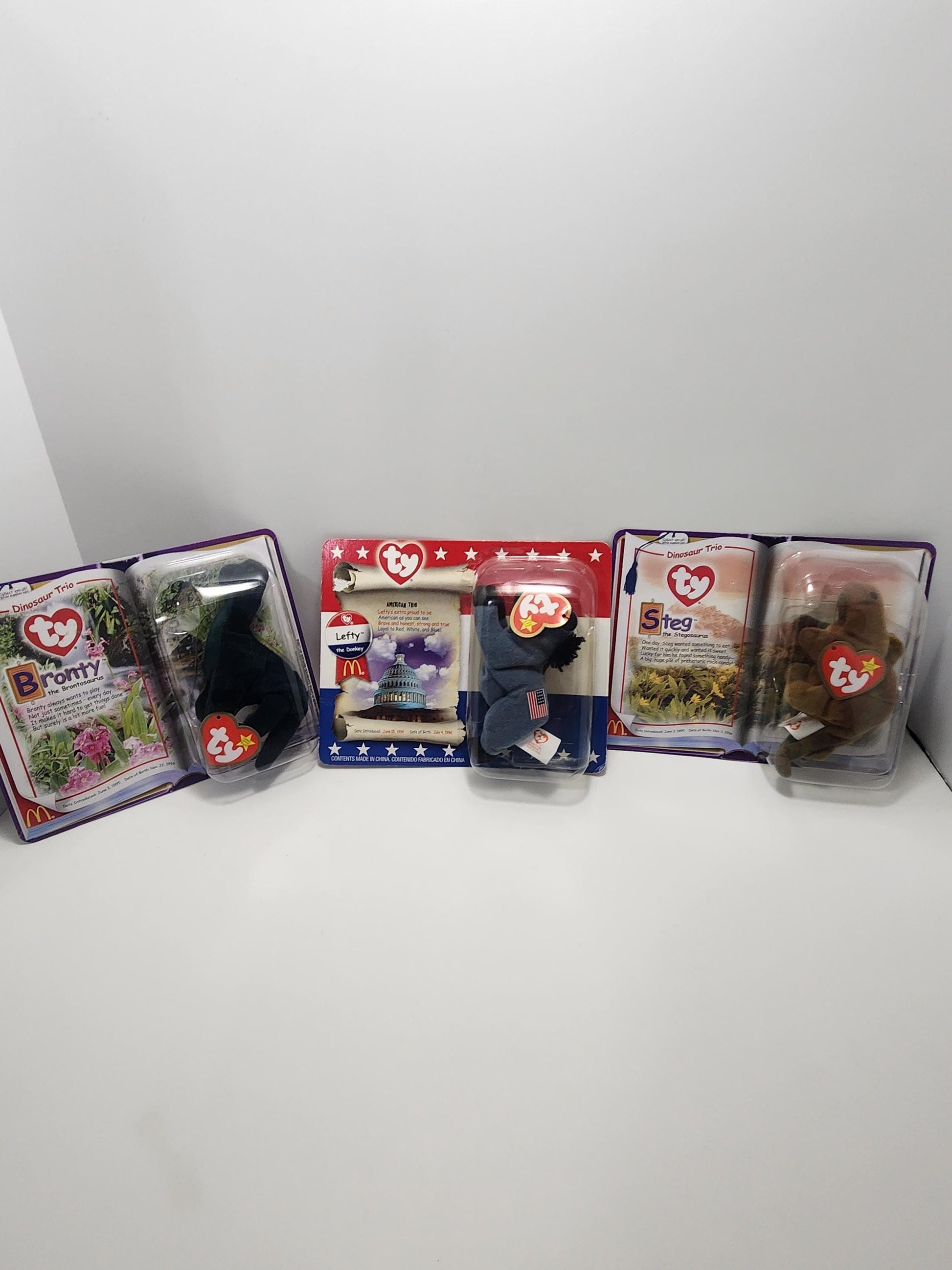 TY Beanie Babies Vintage 1990s Sealed - TY - TY Beanie Babies - Beanie Babies - Politics - Political - Presidential - Dinosaurs - Donkey