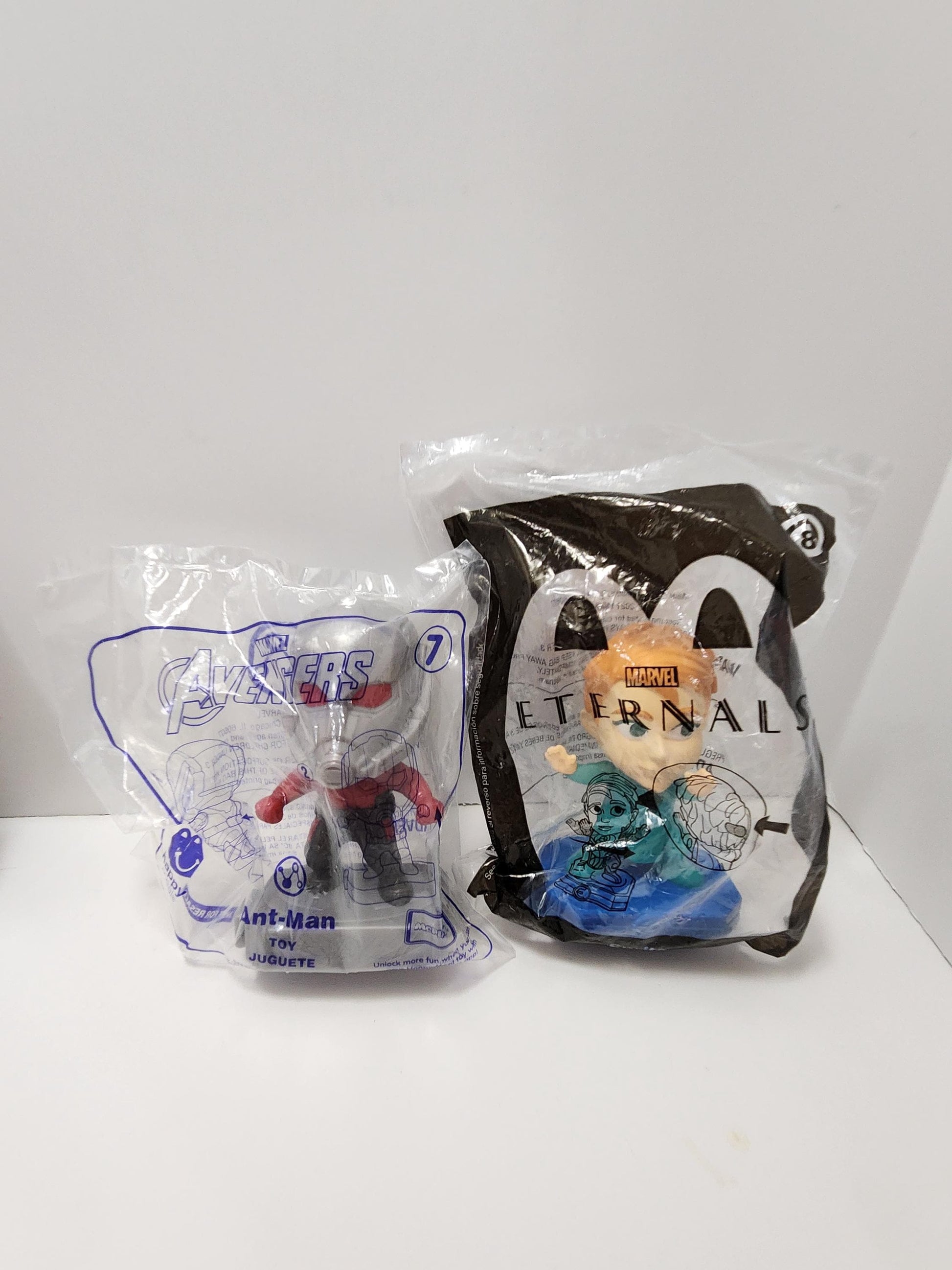 Marvel Super Heros Happy Meal Figures - Action Figures - Fast Food Toys - Happy Meal Toys - Marvel Internal - Superman - Spiderman