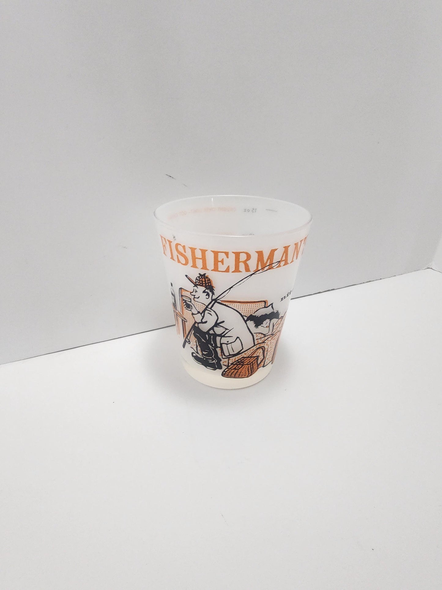 Fisherman's Night Cap Measuring Cup - Drinking Glass - Fisherman - Fisherman Gift - Fishing - Night Cap - Measuring Cup