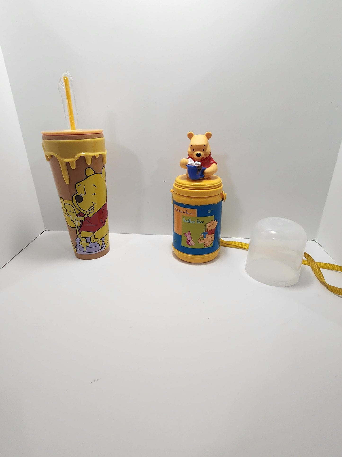 Disney Winnie The Pooh & Honeypot Tumblers - Vintage Winnie The Pooh - Thermos - Tumblers - Winnie The Pooh - Pooh Bear