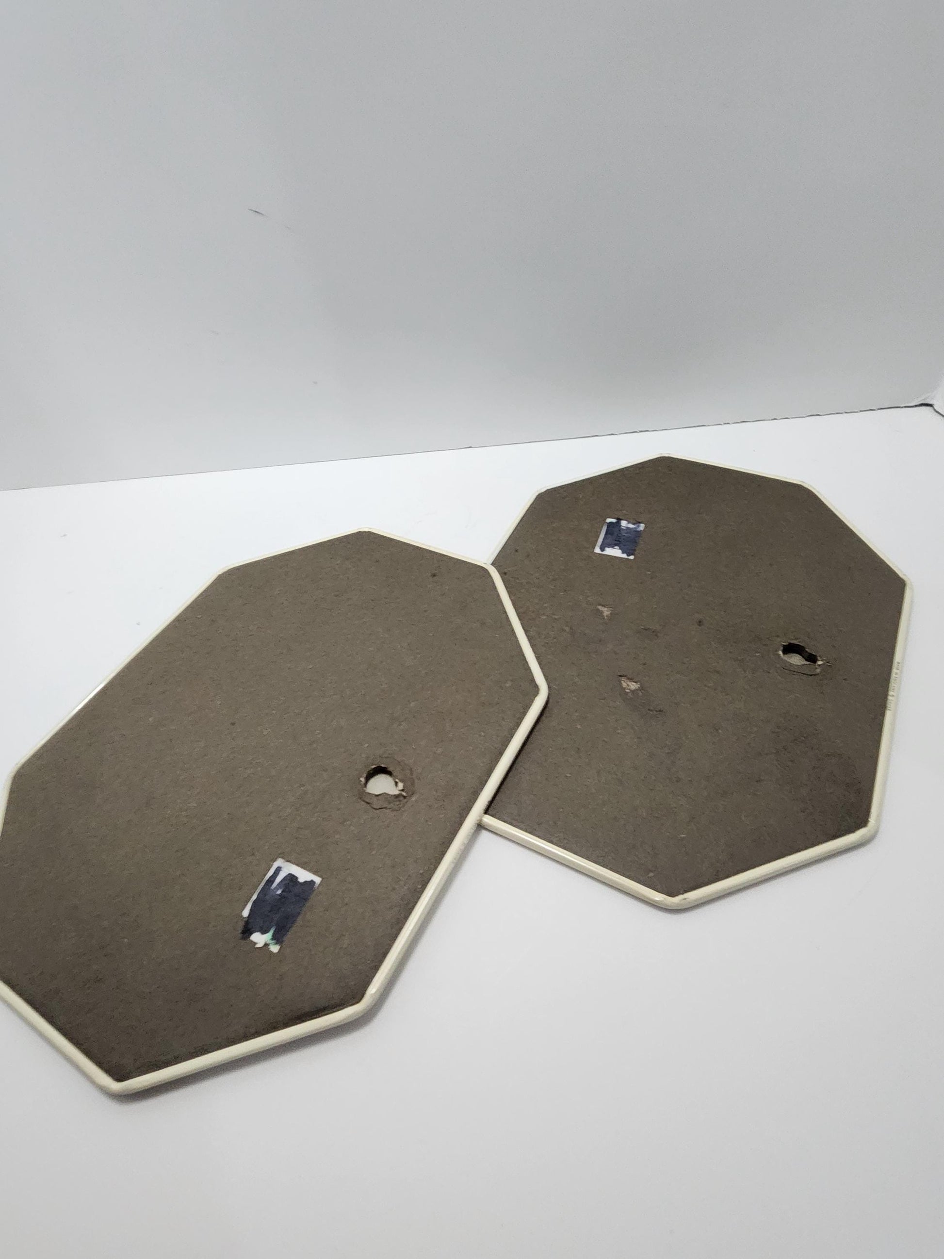 Ceramic Tile Vintage Hot Pads or Wall Hangings - Butterflies - Birds - Bird Decor - Butterfly Decor - Hot Pads - Decor - Wall Hangings