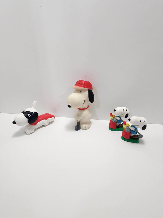 Snoopy Vintage 1980s Golf Figurine - Peanuts Gang - Snoopy - Snoopy Toys - Golf - Golf Toys - Gift For Golfer - Golfing