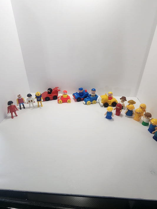 Fisher Price Figures - Playsets - Vintage Toys - 1980s Toys - Playskool - Playmobil - Pretend Play - Daycare Toys
