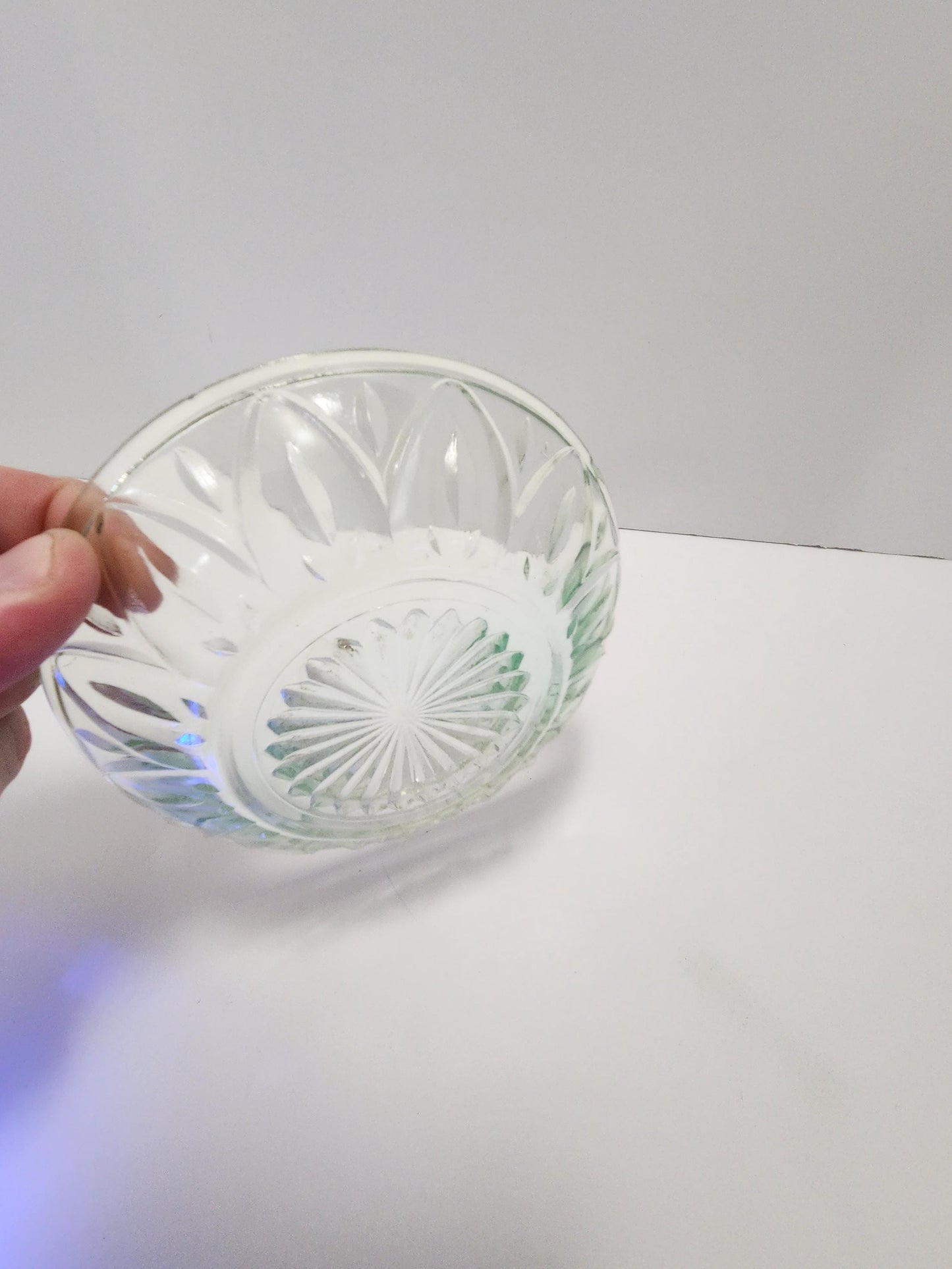 Green Depression Glass Vintage 1980s - Glass - Collectable Glass - Vintage Glass - Depression Glass - Antiques