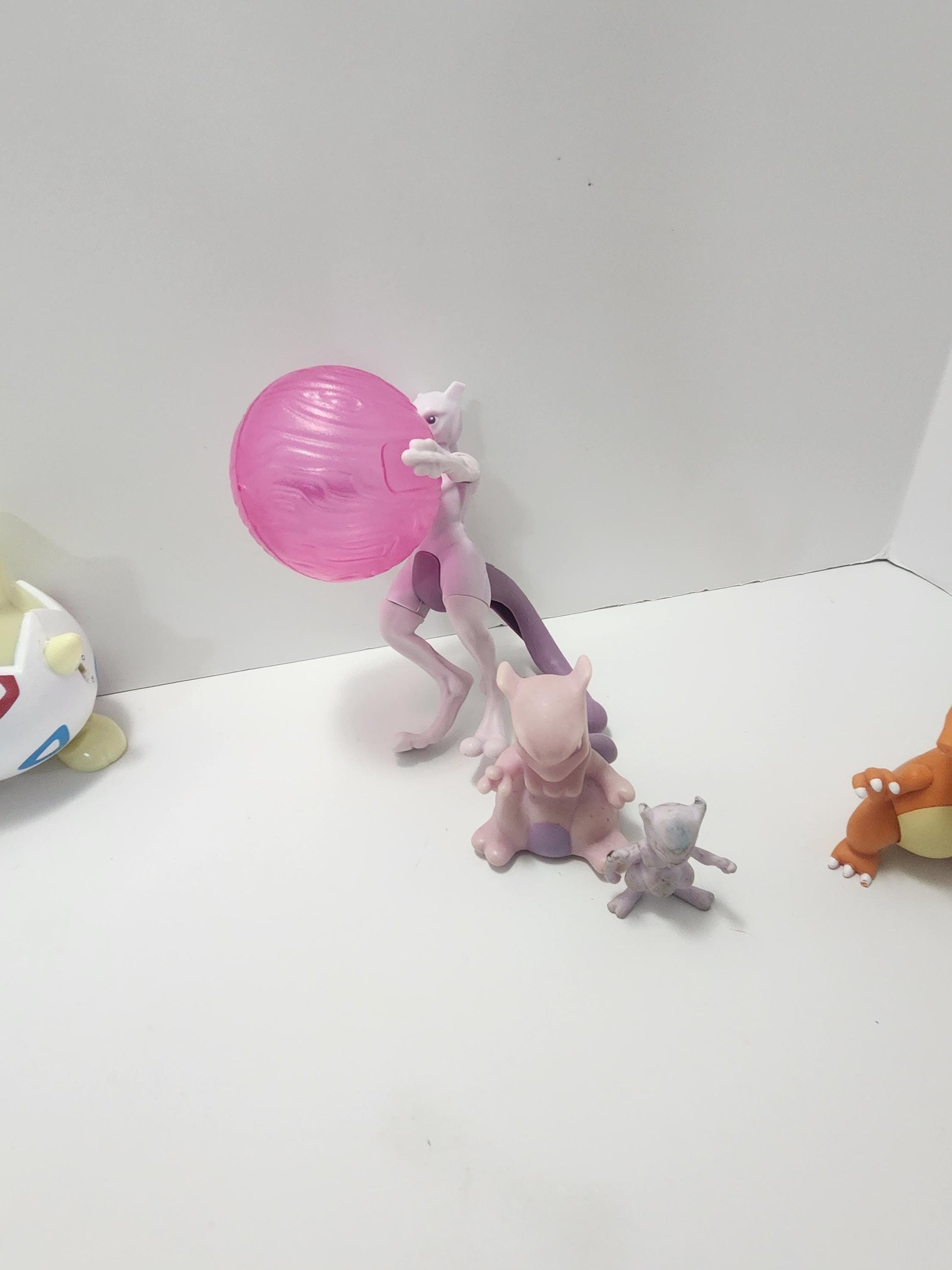 Talking Tomy Togepi and Other Vintage Pokemon Figures - TCG - Pokemon Cards - Vintage Toys - Tomy - Tomy Toys - Charizard - Mewtwo