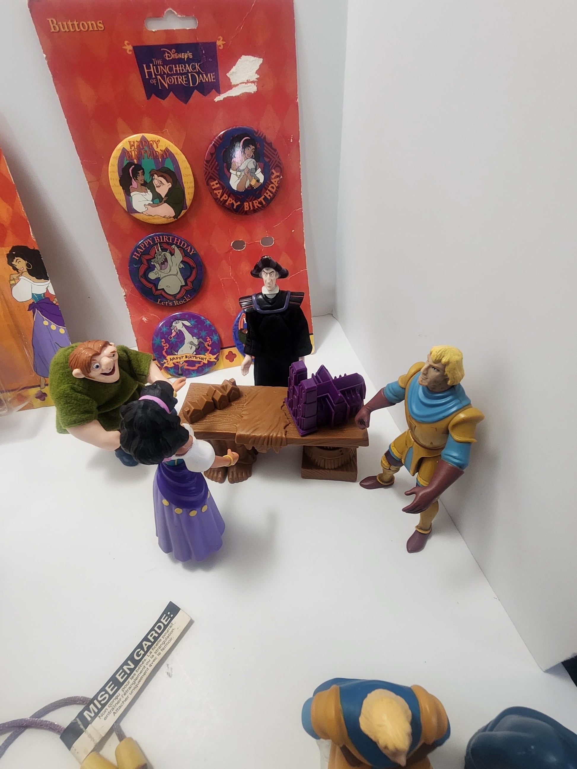 Disneys The Hunchback Of Notre Dame Action Figures and Toys - Disney - Disney Toys - Vintage Disney - Hunchbak Toys - Hunchback Of Notre