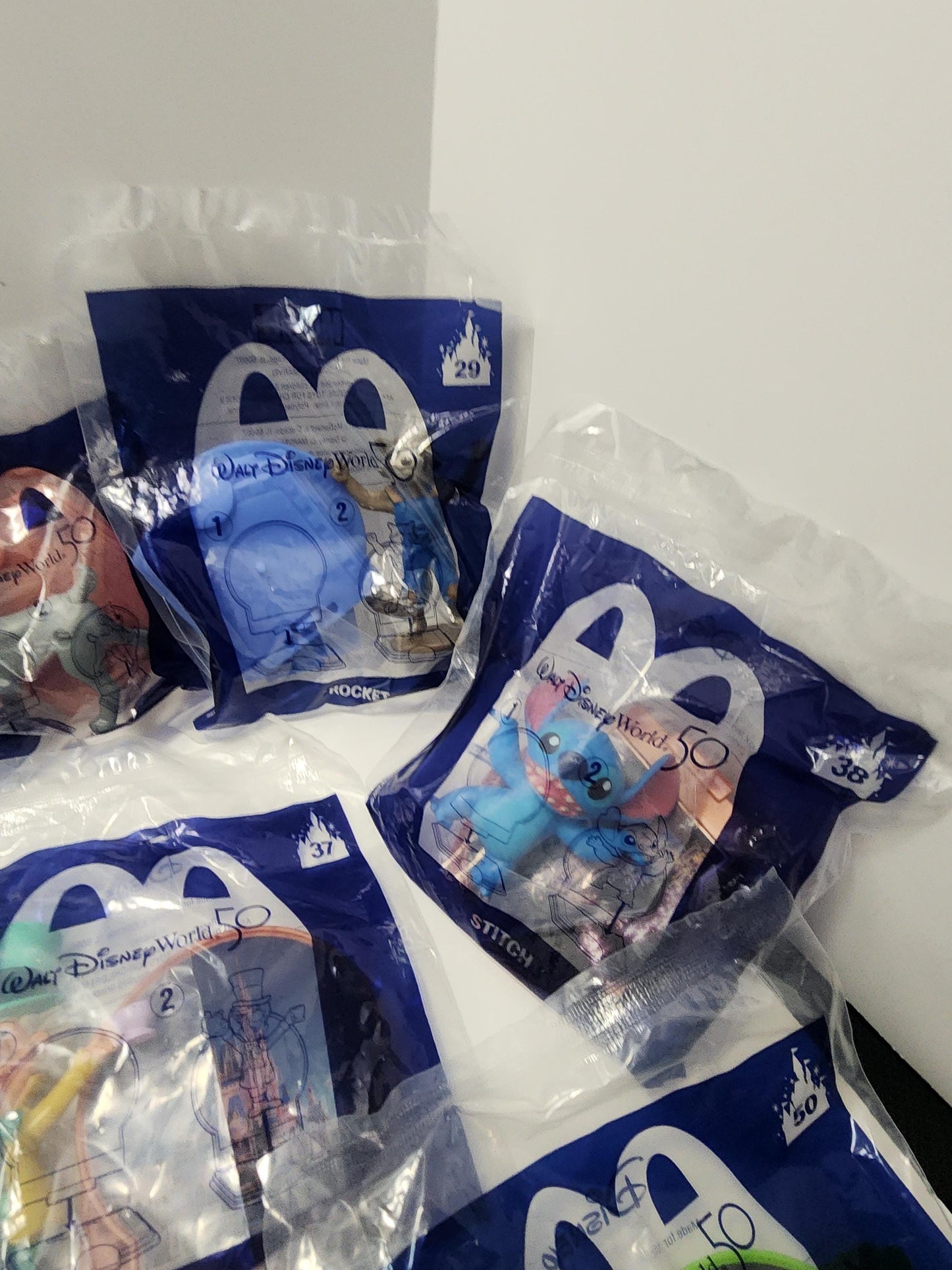 Walt Disney Anniversary Happy Meal McDonald's Toys - Happy Meal Toys - McDonald's Toys - Fast Food Toys - Disney Toys