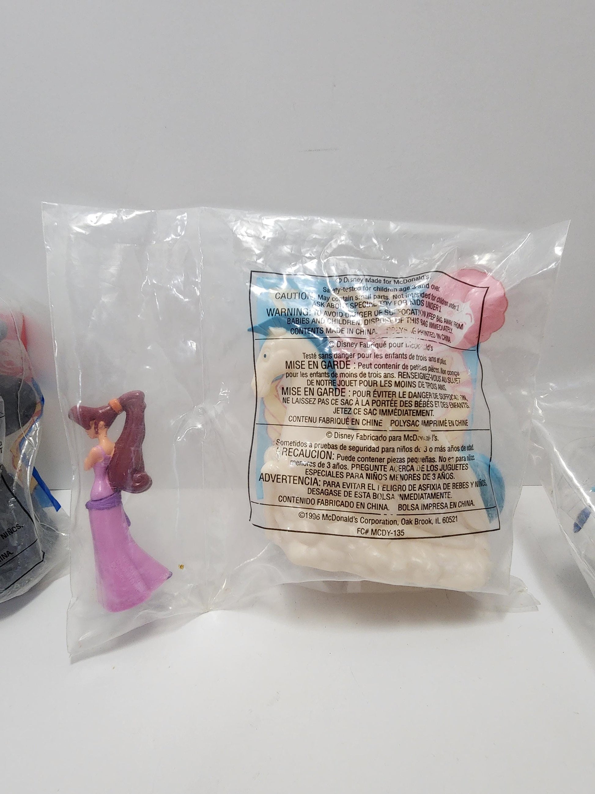 Hercules Disney 1990s McDonald's Sealed Toys - Hercules - Hercules Toys - Disney - Disney Toys - Mcdonalds - Happy Meal Toys - Vintage Toys