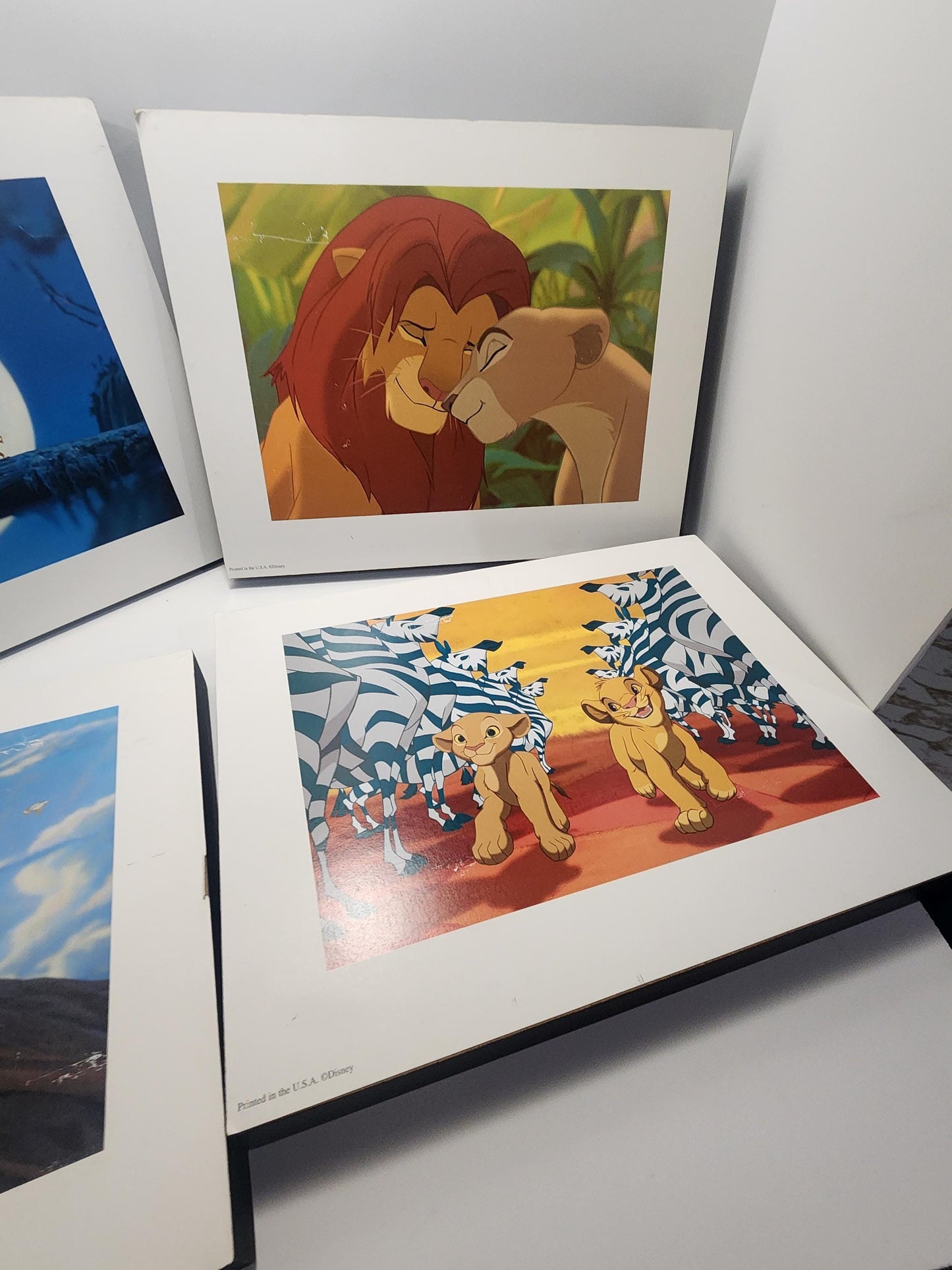 Disney Vintage 1990s Lilographs Framed - Disney Store - Disneyland - Disney - Wall Hangings - Pictures - The Lion King - Lion King Decor