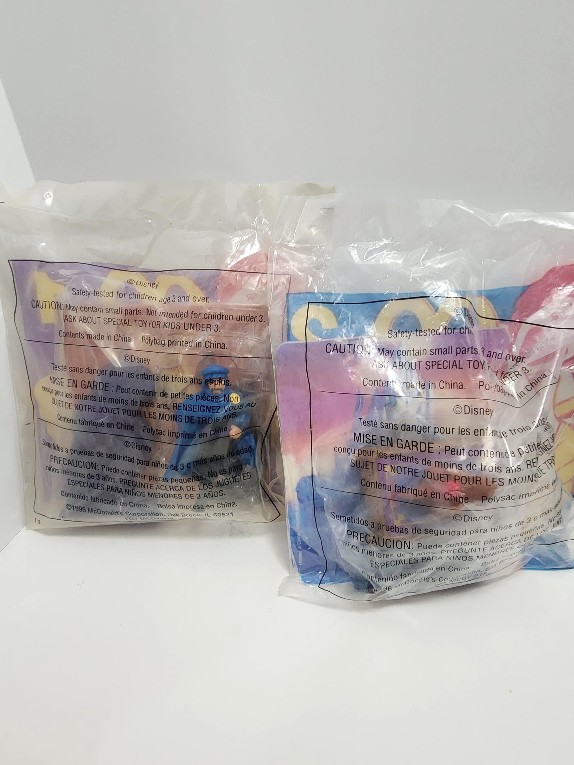 Disney Aladdin and Mulan Happy Meal Vintage Toys - Aladdin - Aladding Toys - Mulan - Mulan Toys - Happy Meal Toys - Mcdonalds Toys - Mulan