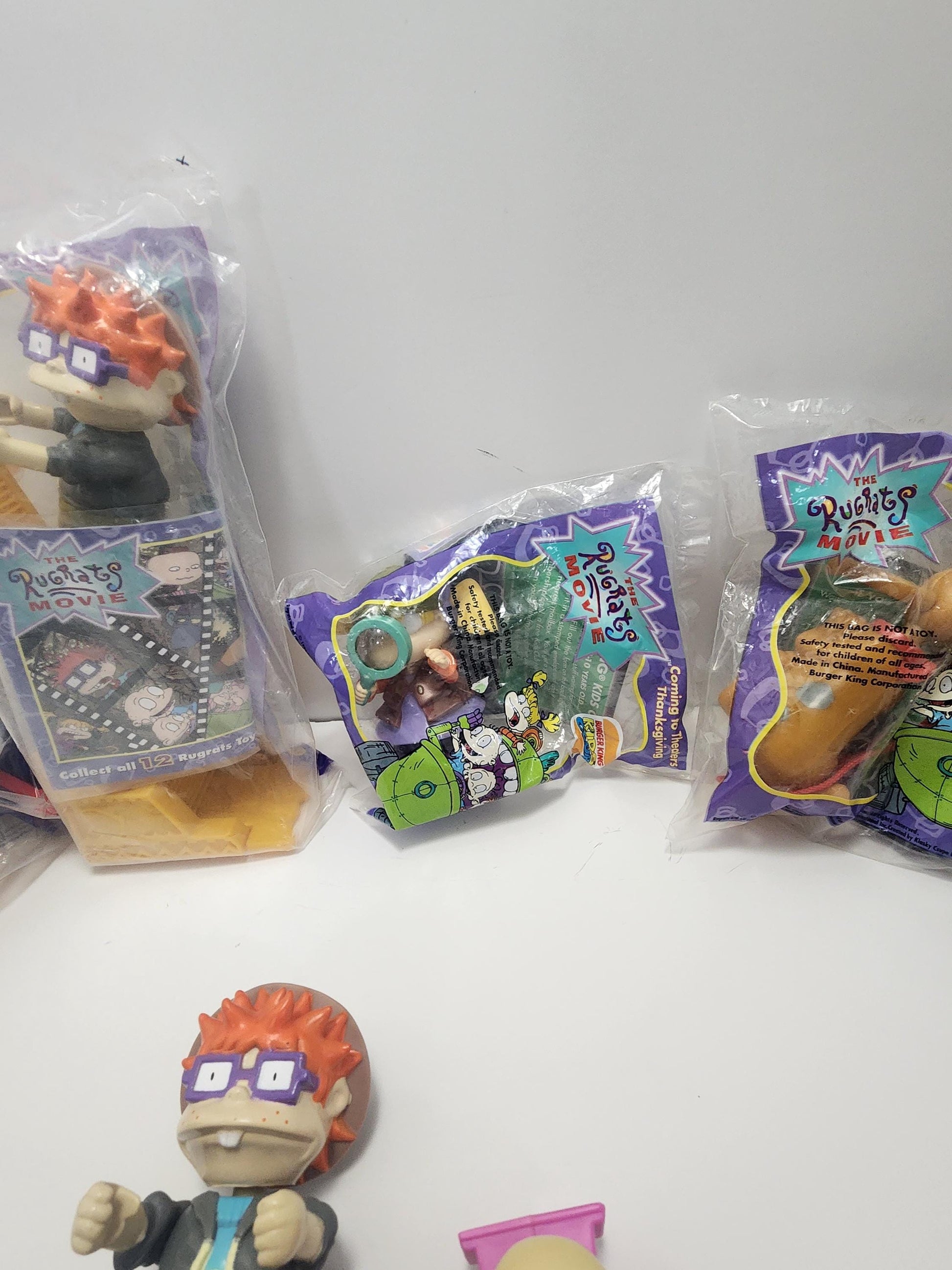 Rugrats Nickelodeon Burger King Toys - Rugrats - Rugrats Toys - Nickelodeon - Nickelodeon Toys - Fast Food Toys - Burger King Toys - Toys