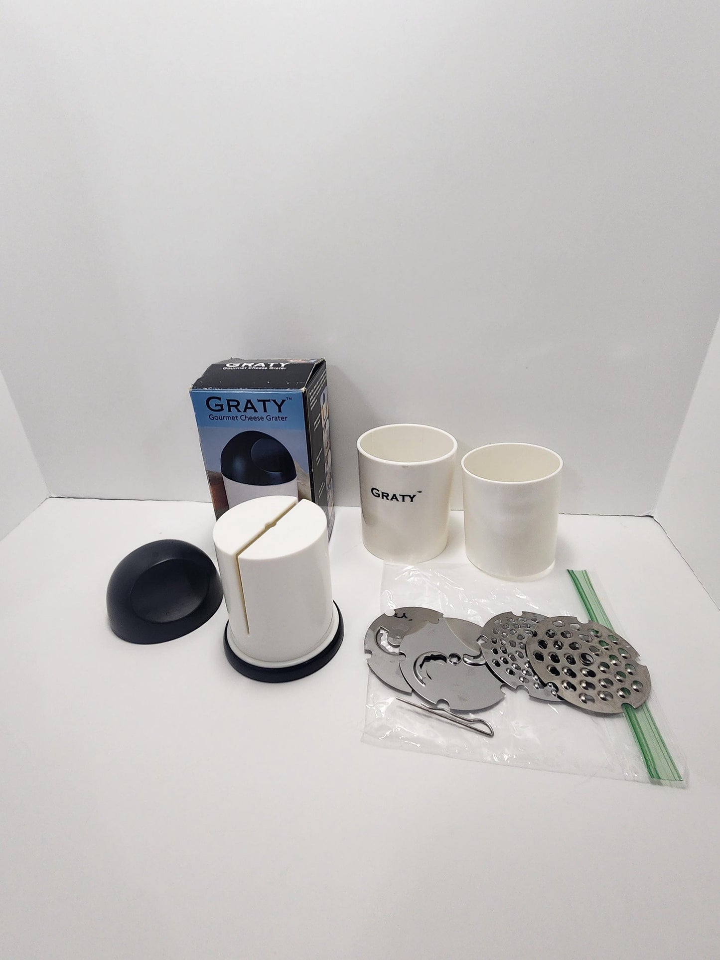 Grant Cheese Grater - Cheese - Cheese Grater - Grater - Gray - Kitchen - Cooking - As Seen On TV