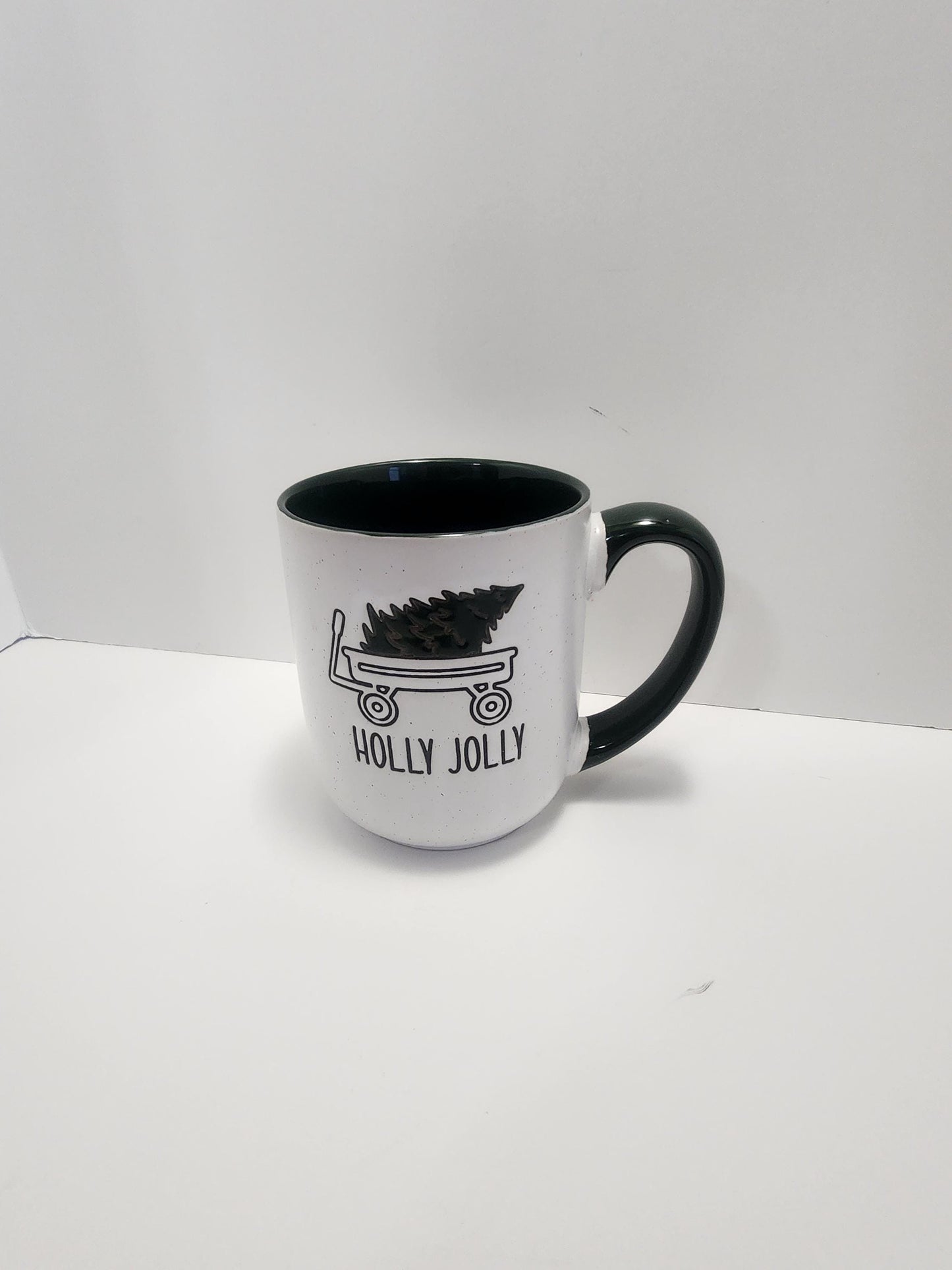 Holly Jolly Christmas Mug - Mugs - Coffee - Coffee Mug - Holly Jolly - Jolly - Christmas - Christmas Mug - Christmas Decor