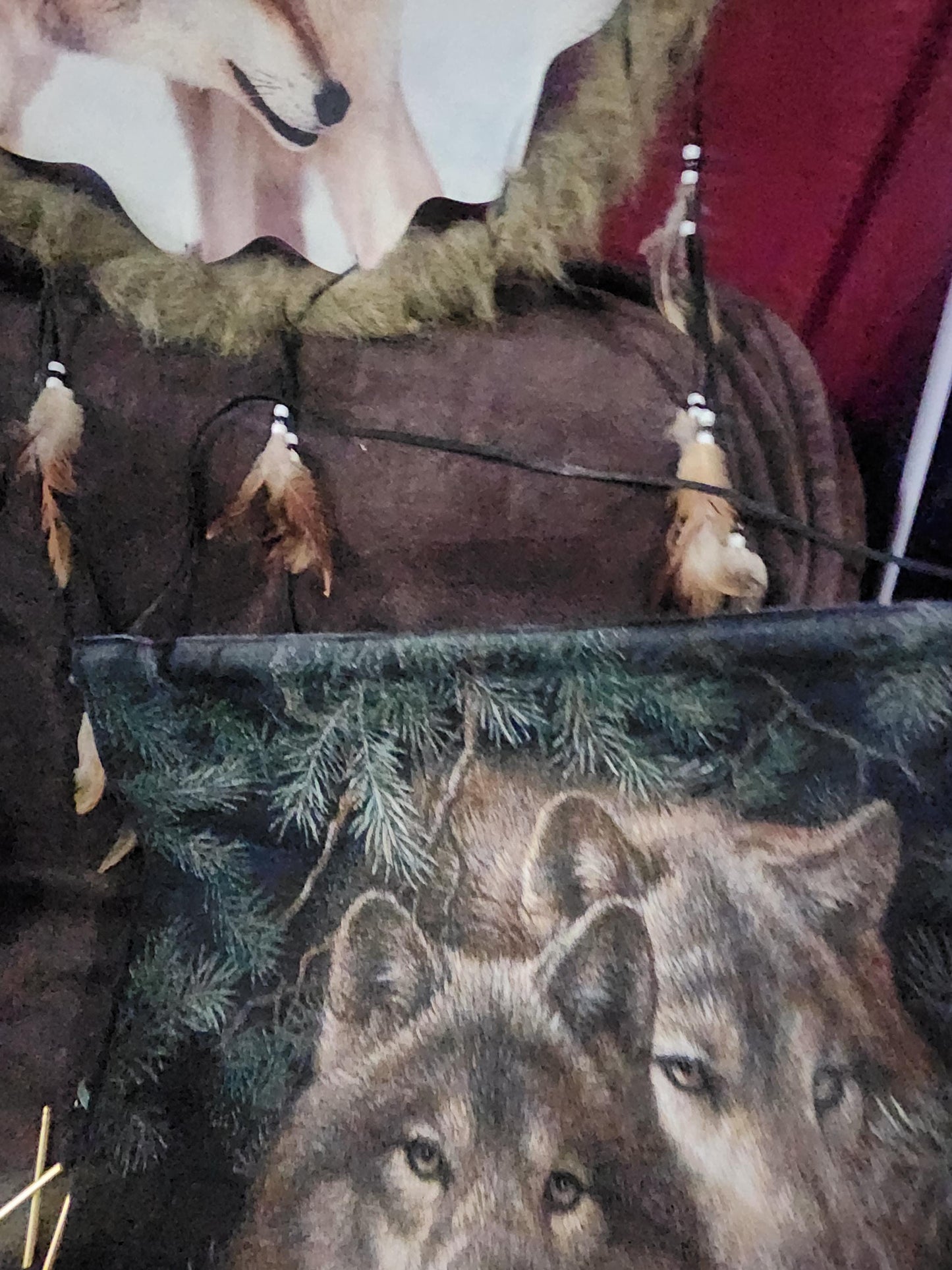 Big Wolf Dreamcatchers - Dreamcatchers - Dream Catchers - Wolf - Wolf Decor - Wolves - Wolf Gifts - Wolf Family - Animal Decor - Wildlife