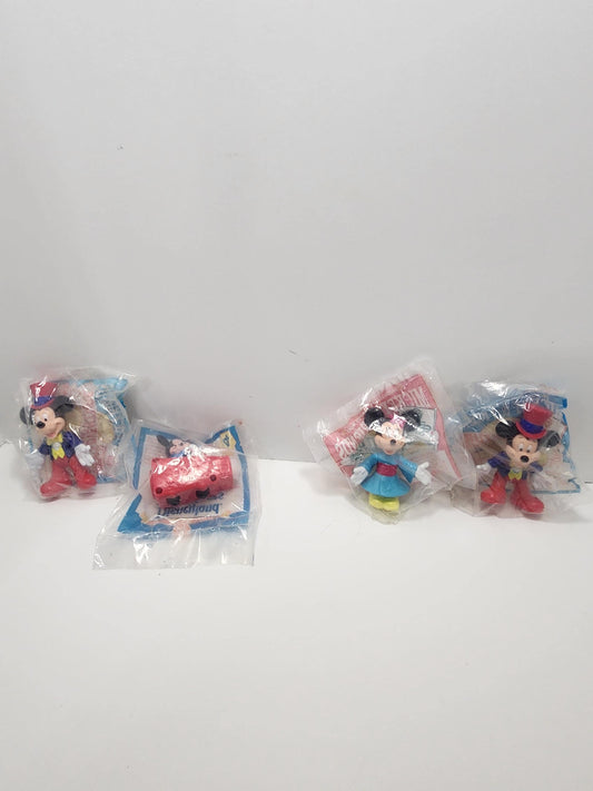 Disney Epcot Figurines - Walt Disney - Walt Disney Toys - Disneyland - Epcot - Mickey Mouse - Minnie Mouse - Vintage Toys - Happy Meal Toys