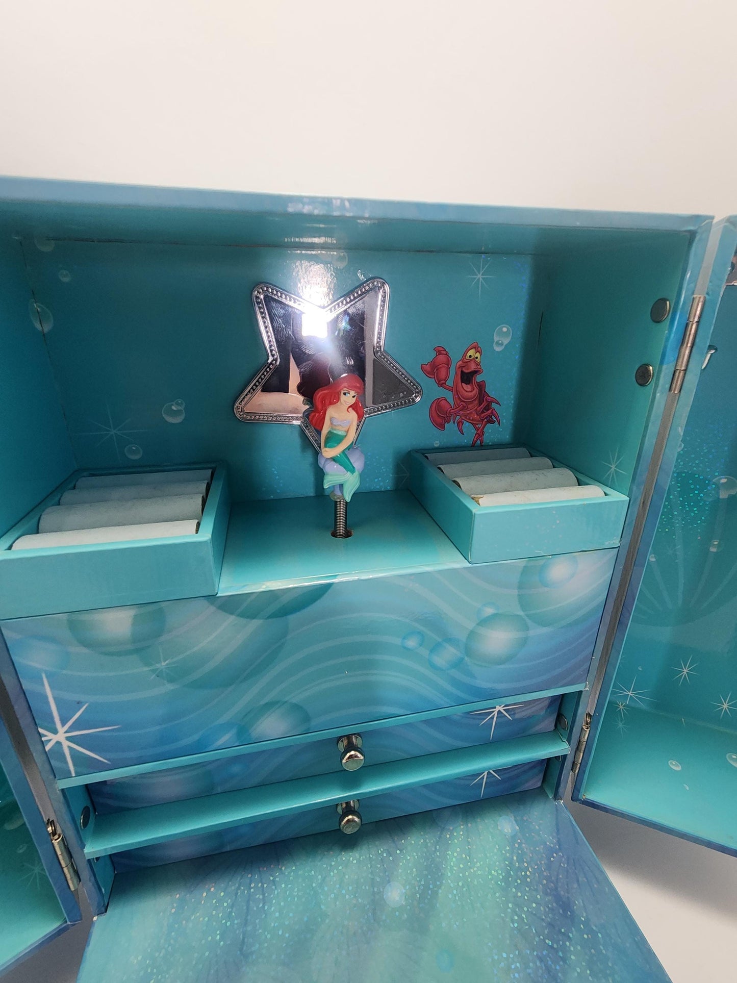 Disney's The Little Mermaid 1988 Vintage Musical Jewelry Box - Ariel - The Little Mermaid - Jewelry Box - Music Box - Musical