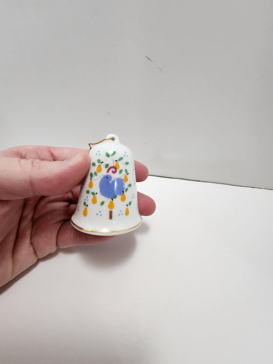 Bell 1984 Avon Partridge In A Pear Tree - Bells - Bell - Vintage Avon Bell - Vintage Bell - Avon - Christmas - Ornaments - Partridge