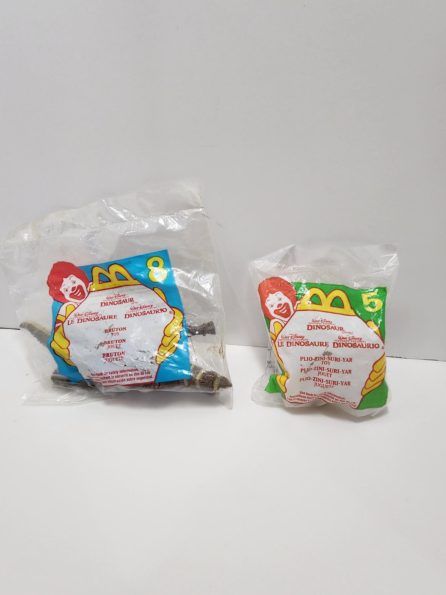 Disney Dinosaur Happy Meal Action Figures - Bruton - Alidar - Monkeys - Dinosaur - Dinosaur Movie - Disney - Disney Toys - Dinosaur Toys