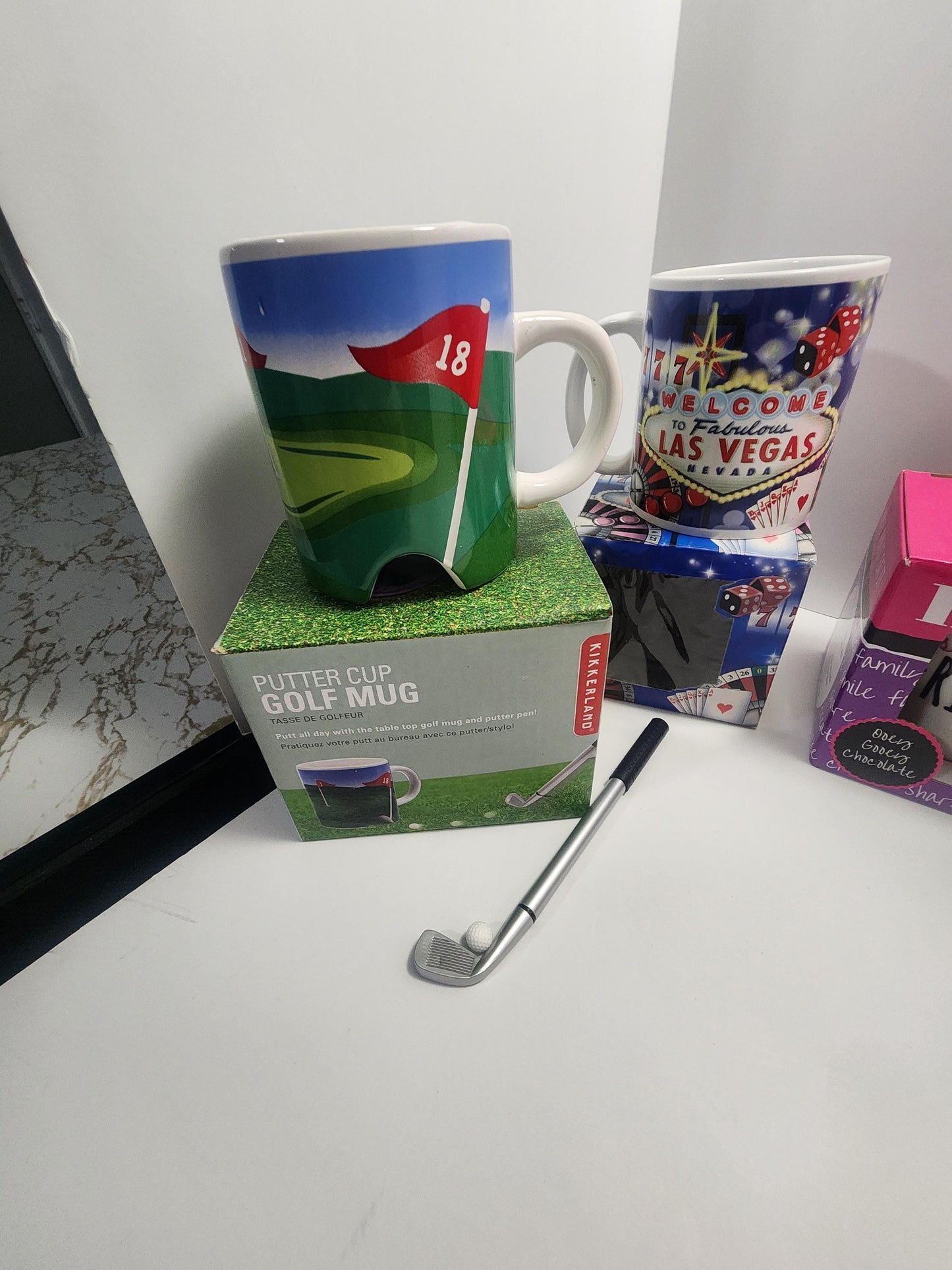 Specialty Coffe Gift Boxed Mugs - Golf - Gift For Golfer - Halloween - Mugs - Gift Mugs - Coffee Mugs - Las Vegas