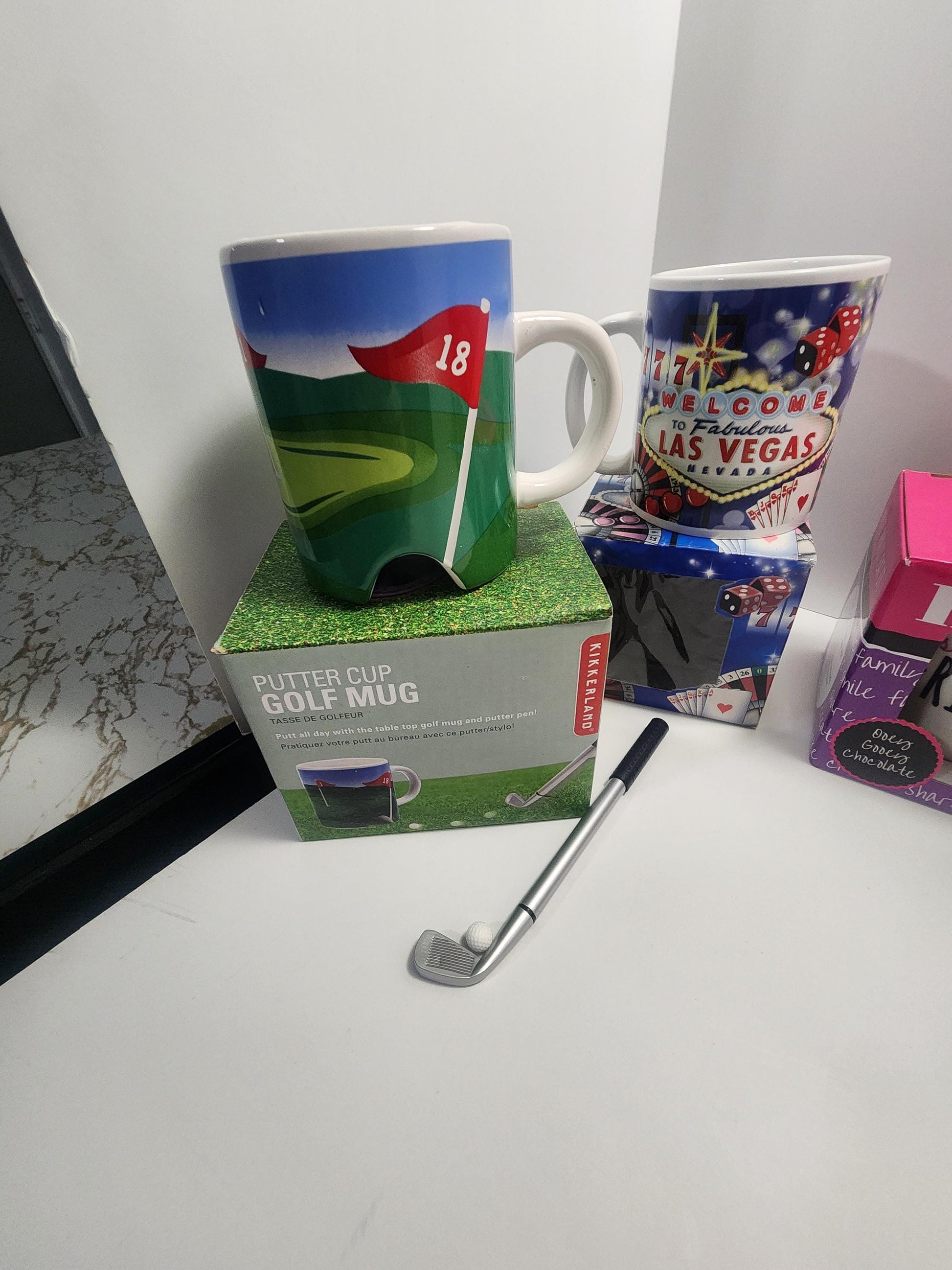 Specialty Coffe Gift Boxed Mugs - Golf - Gift For Golfer - Halloween - Mugs - Gift Mugs - Coffee Mugs - Las Vegas