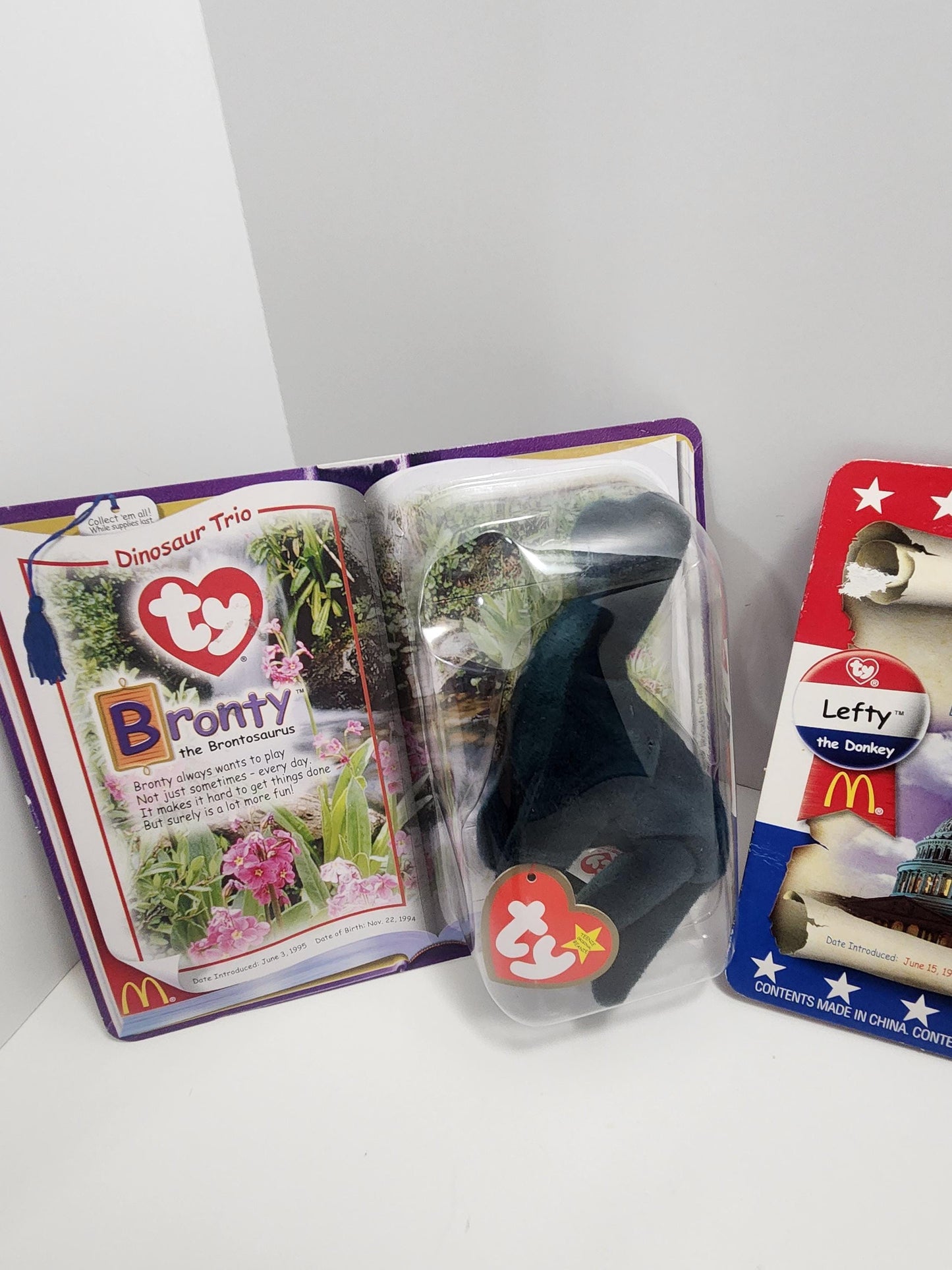 TY Beanie Babies Vintage 1990s Sealed - TY - TY Beanie Babies - Beanie Babies - Politics - Political - Presidential - Dinosaurs - Donkey