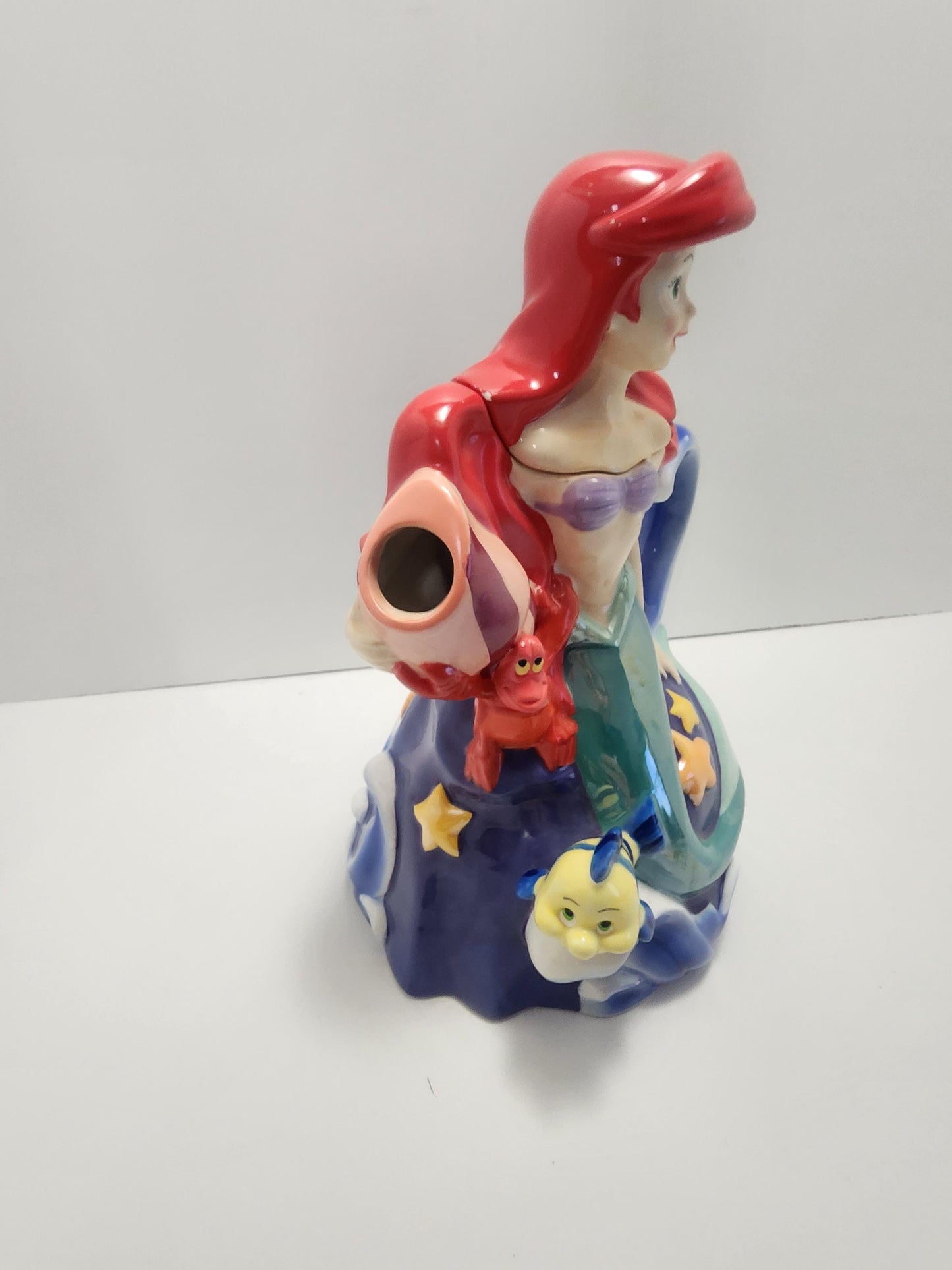 Disney The Little Mermaid Ariel Ceramic Teapot - Teapot - Ceramic Teapot - Ariel - Mermaids - Disney - The Little Mermaid - Disney Teapot
