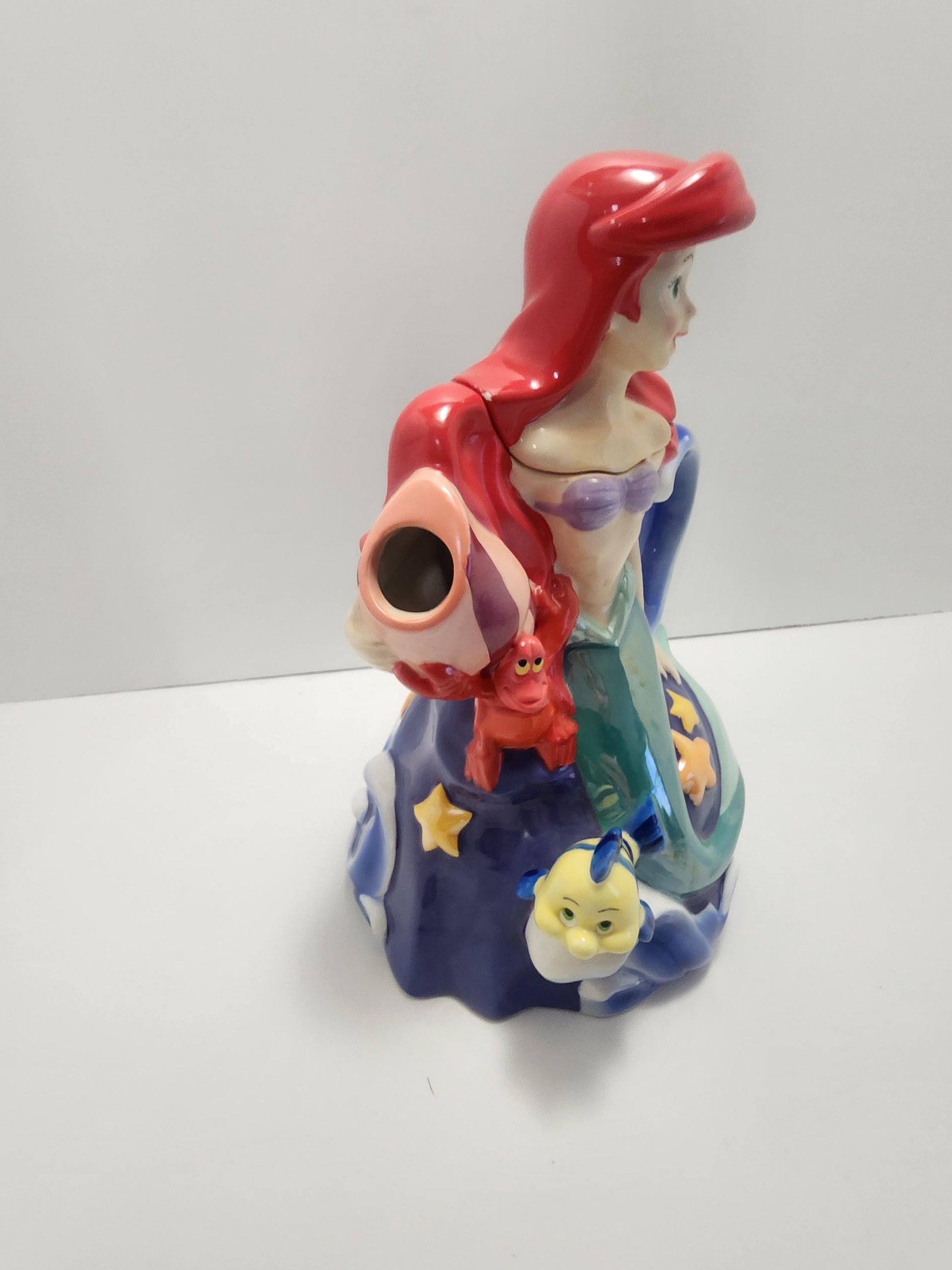 Disney The Little Mermaid Ariel Ceramic Teapot - Teapot - Ceramic Teapot - Ariel - Mermaids - Disney - The Little Mermaid - Disney Teapot