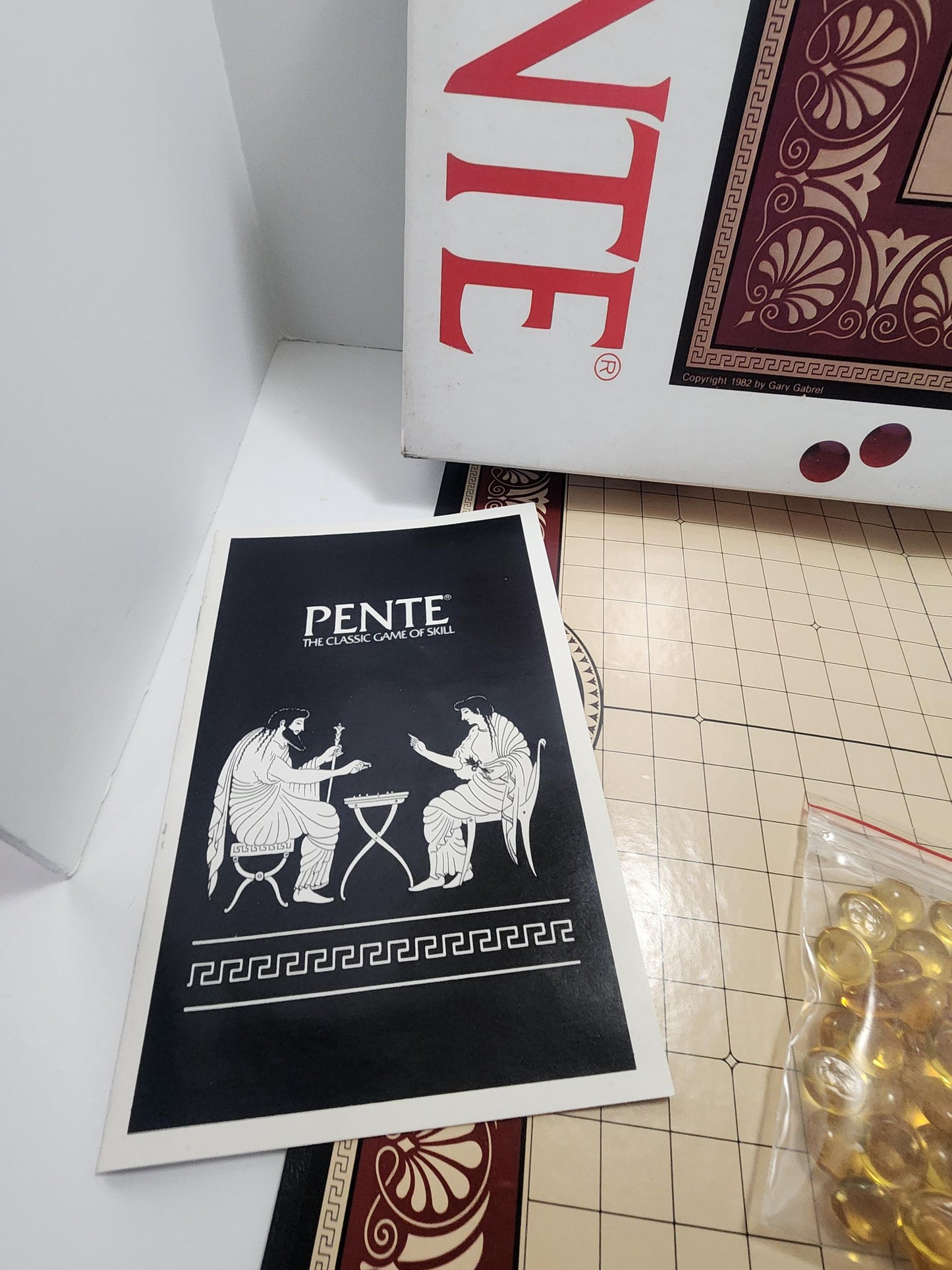 Parker Brothers 1980s Version Of Pente - Skill Games - Board Games - Vintage Games - Pente - Vintage Pente - Parker Brothers - Family Games