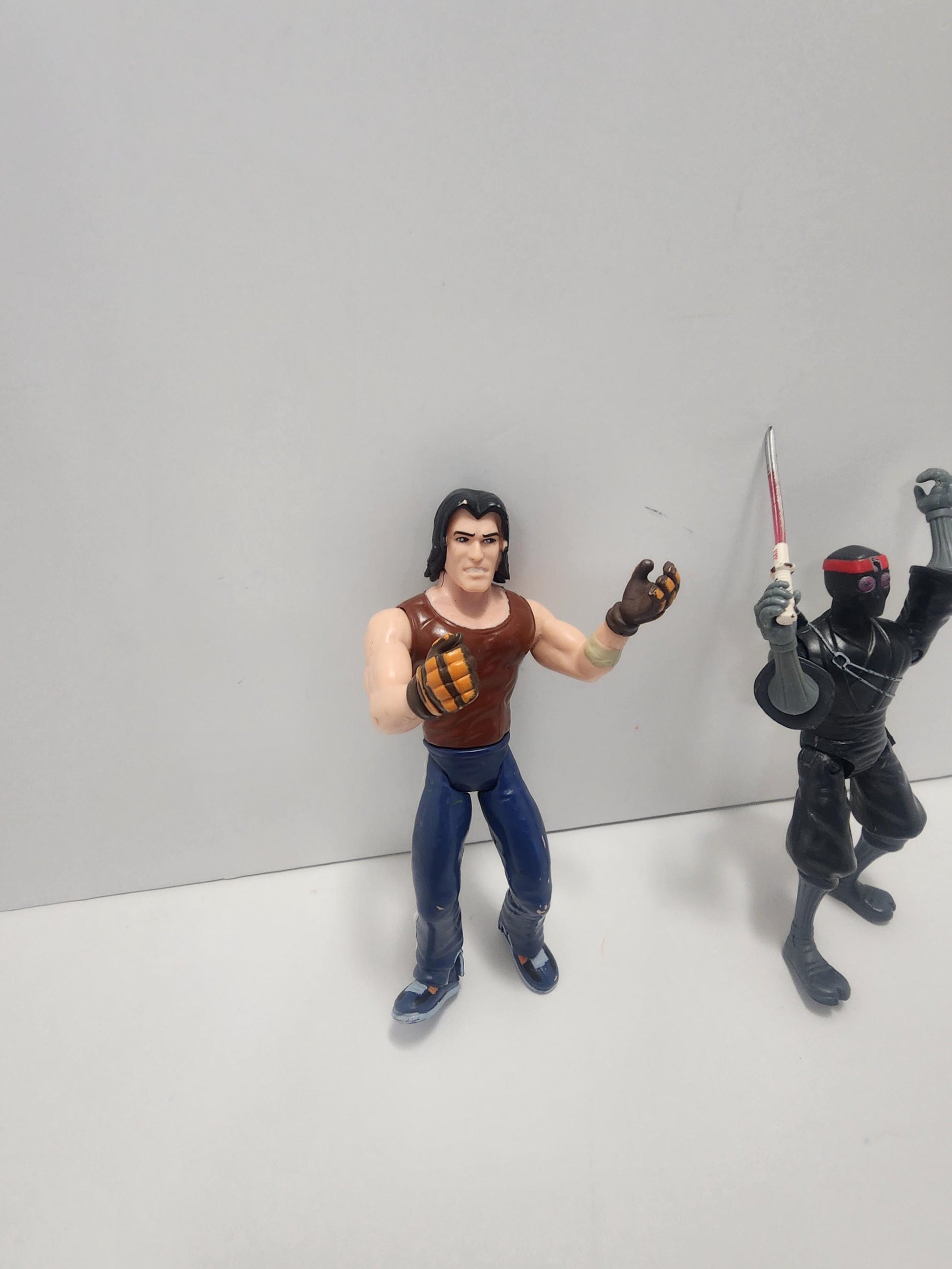 Teenage Mutant Ninja Turtles Foot Soldier and Casey Jones Lot of 2 - TMNT - Teenage Mutant Ninja Turtles - Ninja Turtles - Soldiers - Ninjas