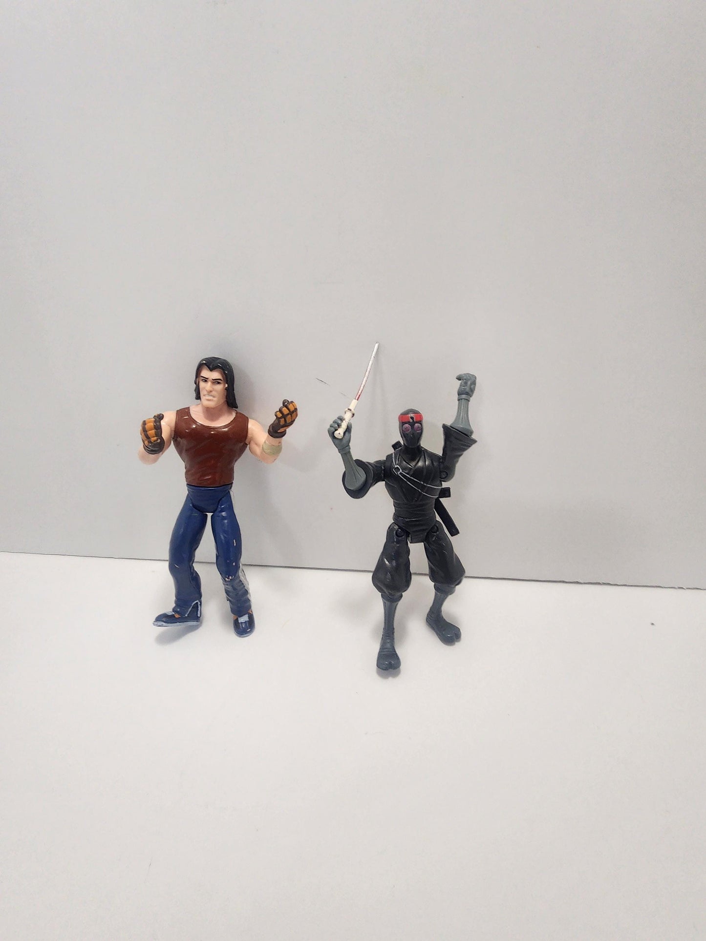 Teenage Mutant Ninja Turtles Foot Soldier and Casey Jones Lot of 2 - TMNT - Teenage Mutant Ninja Turtles - Ninja Turtles - Soldiers - Ninjas