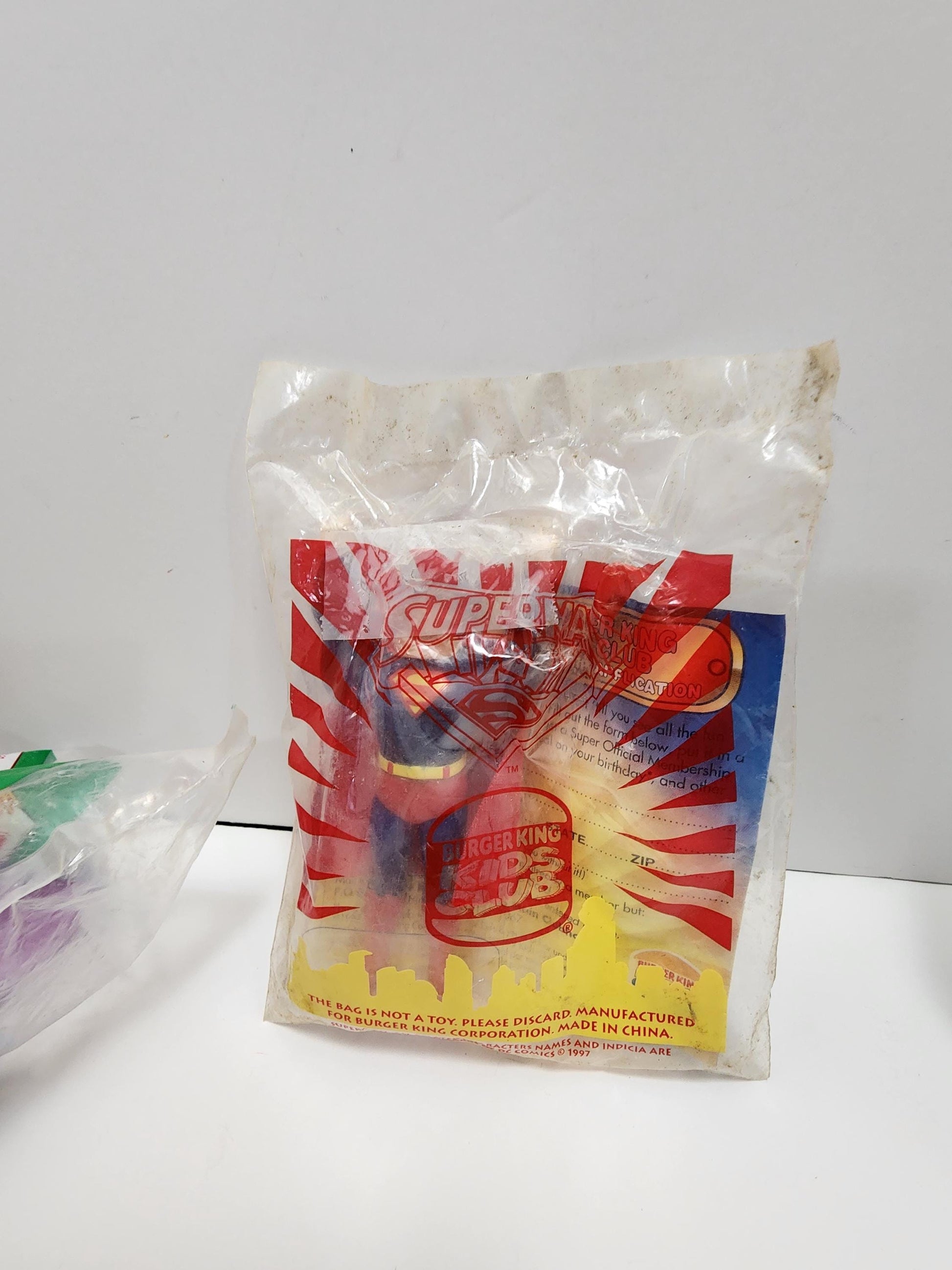 Marvel Super Heros Happy Meal Figures - Action Figures - Fast Food Toys - Happy Meal Toys - Marvel Internal - Superman - Spiderman