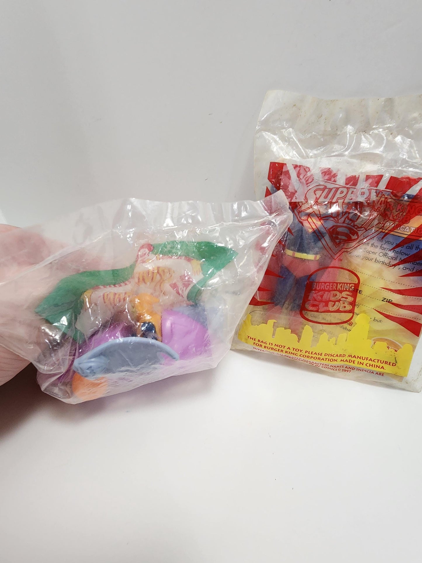 Marvel Super Heros Happy Meal Figures - Action Figures - Fast Food Toys - Happy Meal Toys - Marvel Internal - Superman - Spiderman