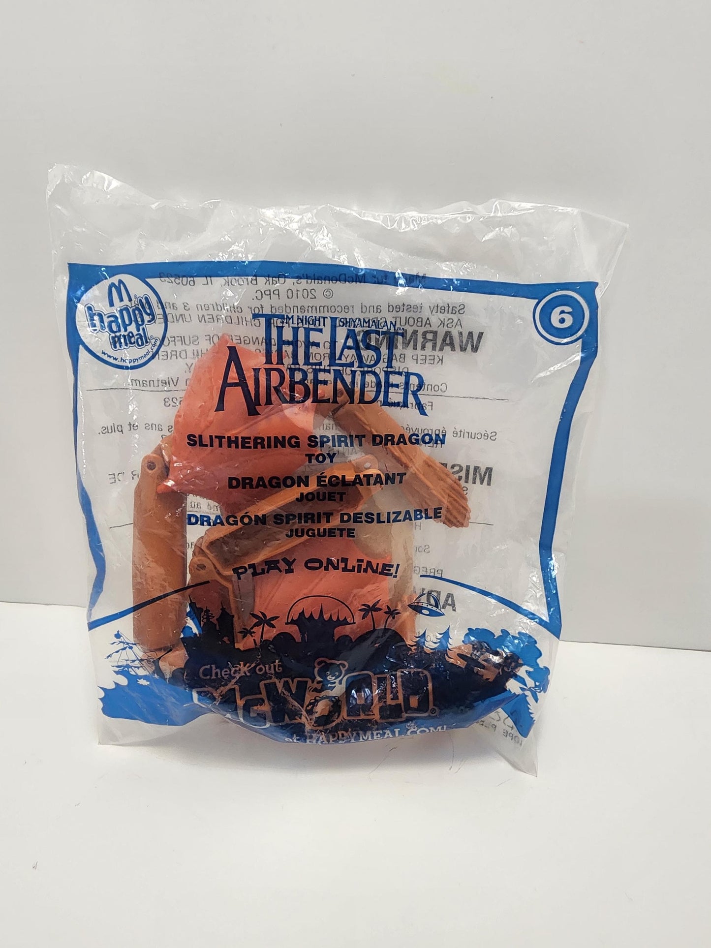 Avatar The Last Airbender Action Figure - The Last Airbender - Airbender - Happy Meal Toys - Mcdonalds Toys - Fast Food Toys