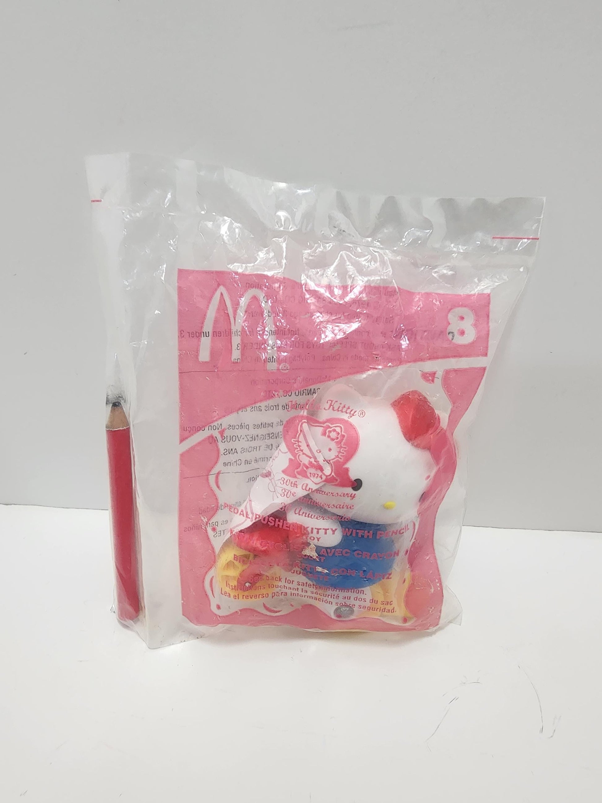 Sanrio Hello Kitty 2004 30th Anniversary Figure Sealed - Hello Kitty - Hello Kitty Toys - Sanrio - Sanrio Toys - Anniversary - Happy Meals