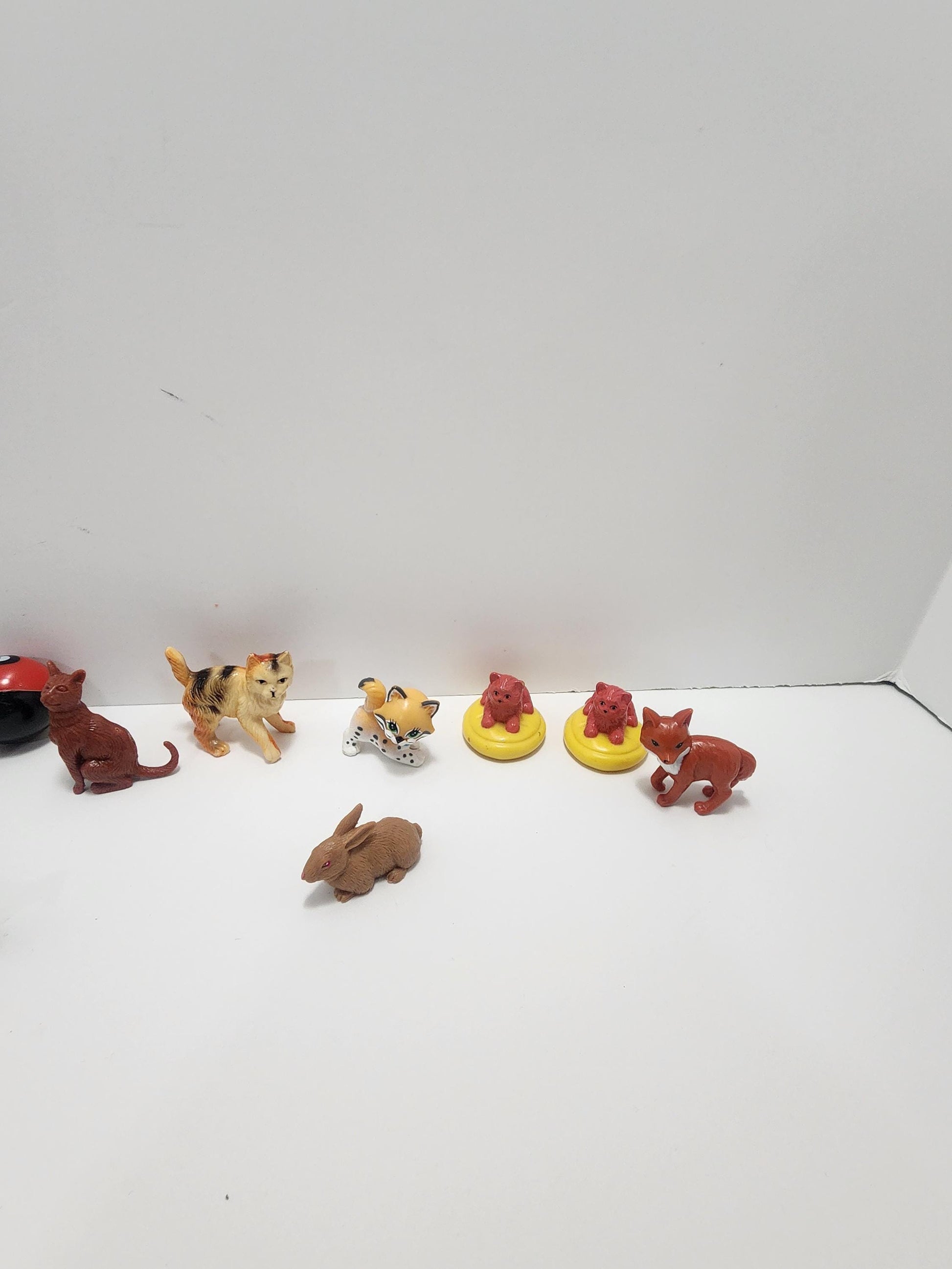 Pretend Play Toy Animals Figures - Animals - Animal Toys - Toy Animals - Fox - Pets - Cats - Toy Lot - Minature Toys - Mini Toys