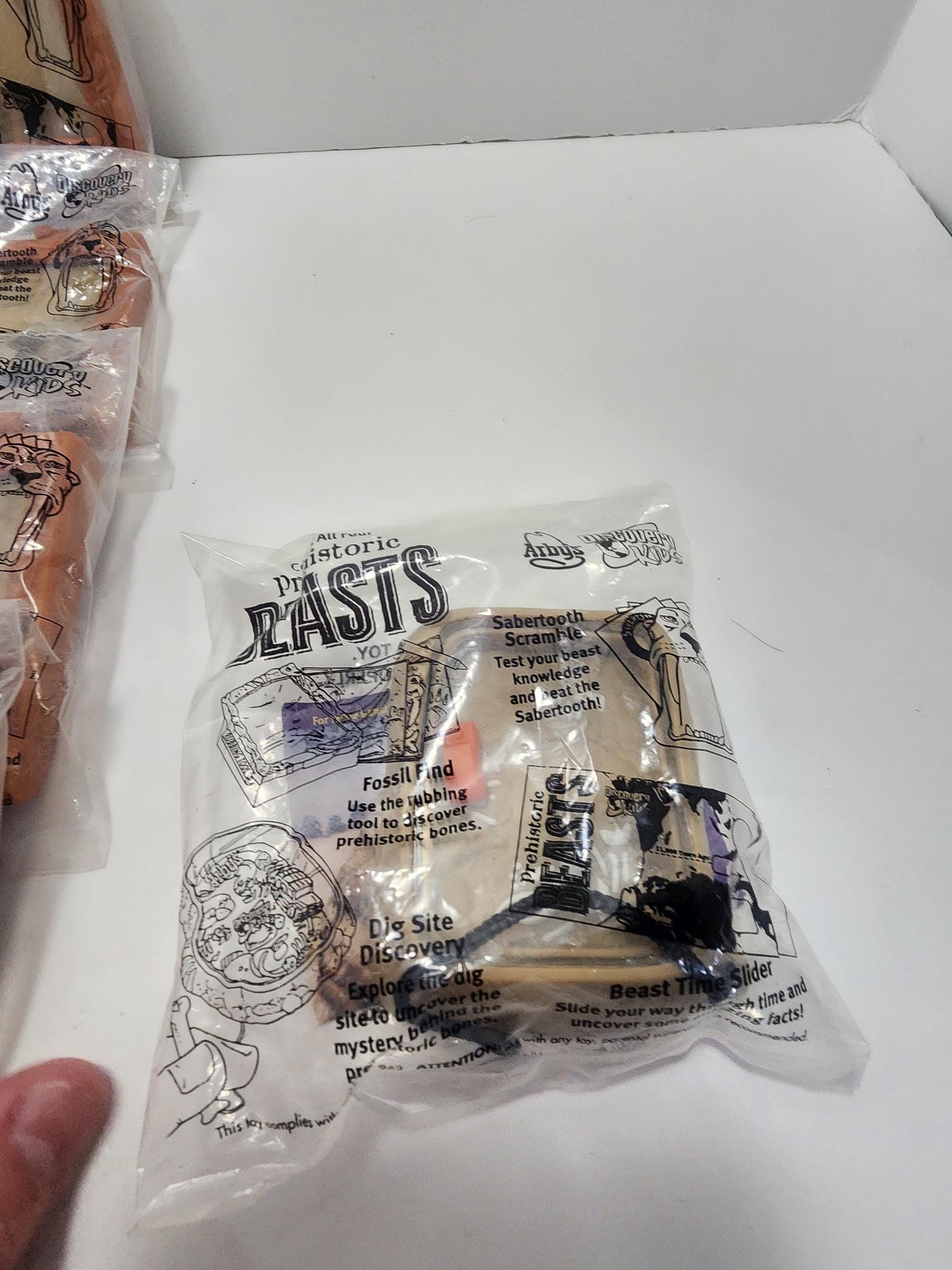 Arbys Vintage 2001 Prehistoric Beats Kids Meal Toys - Prehistoric - Prehistoric Beasts - Dinosaurs - Fossils - Dinosaur Toys - Kids Meal Toy